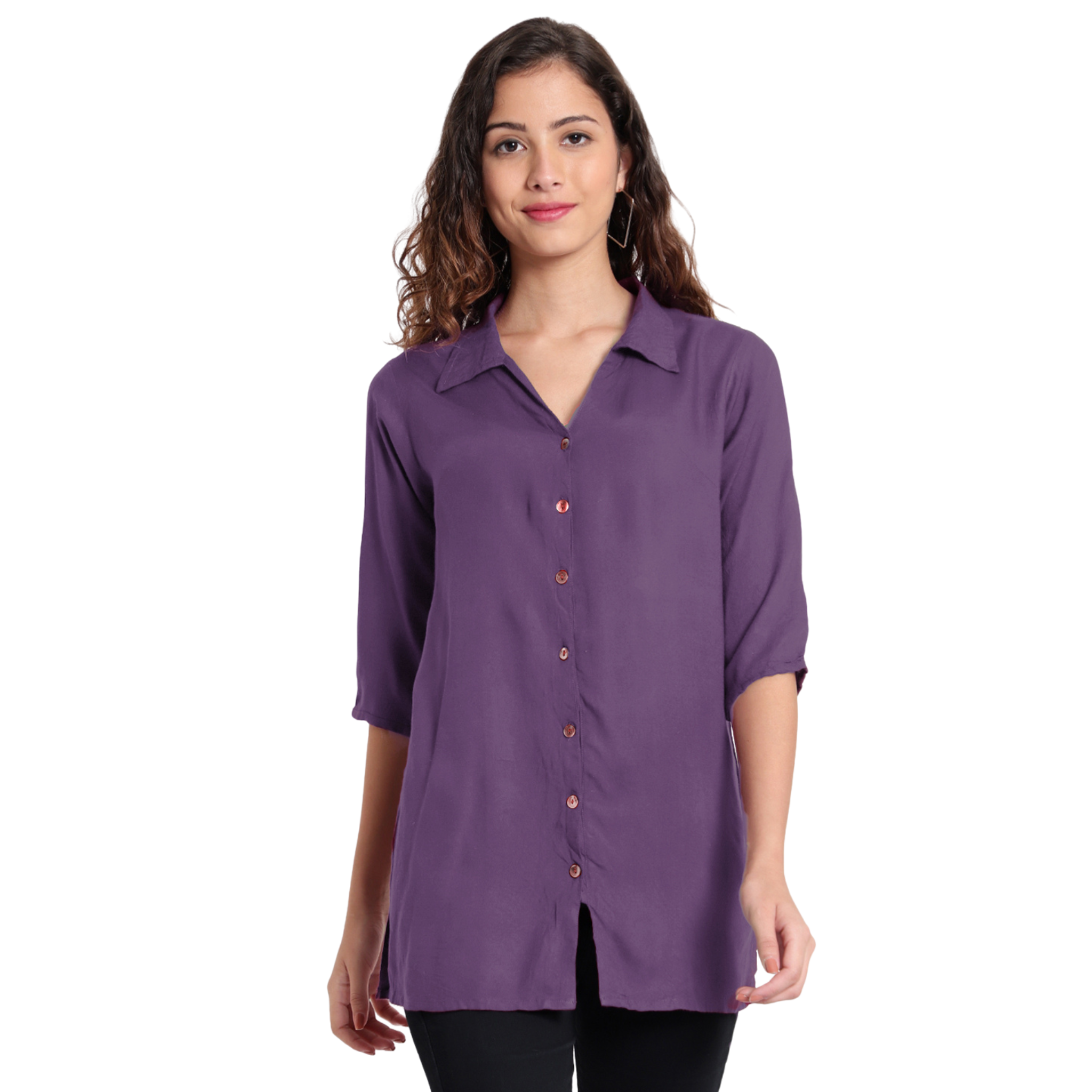 Lavender Longline Shirt