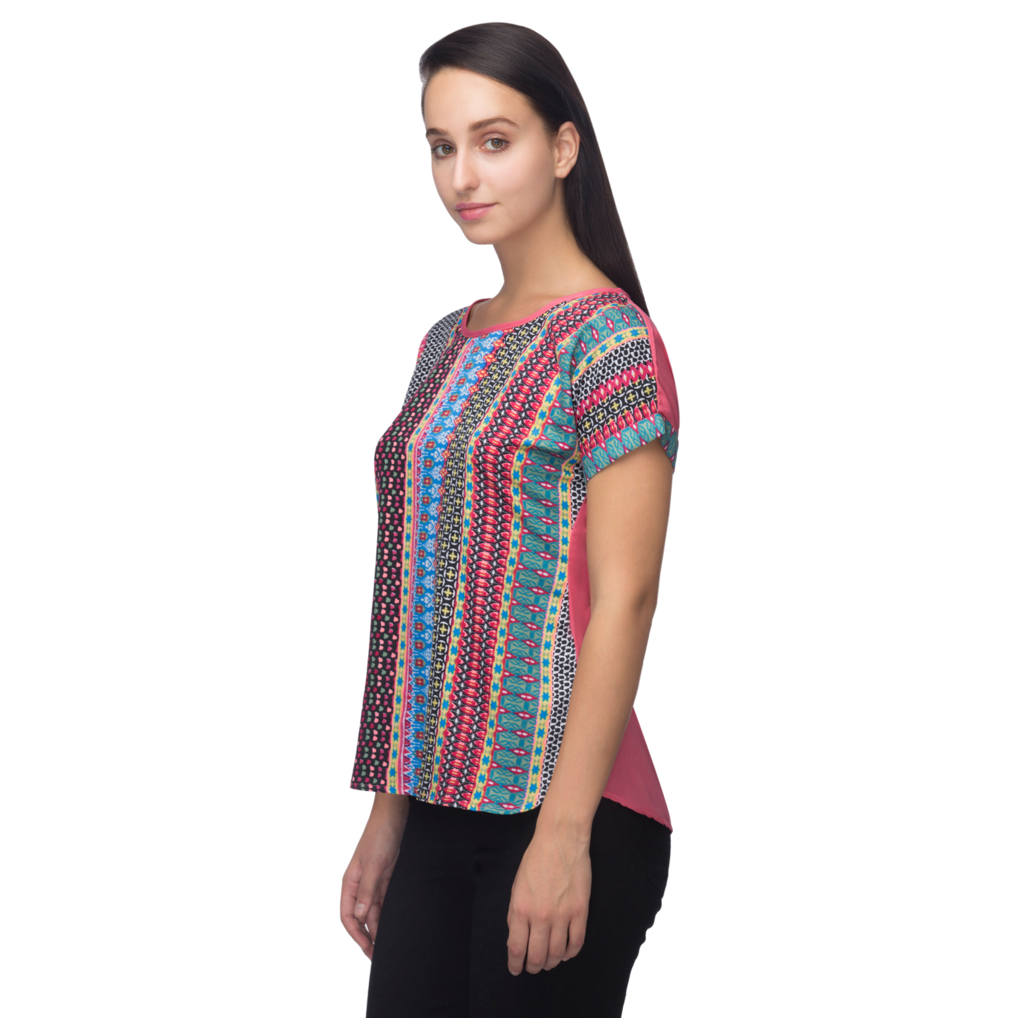 Multicolor Print Top