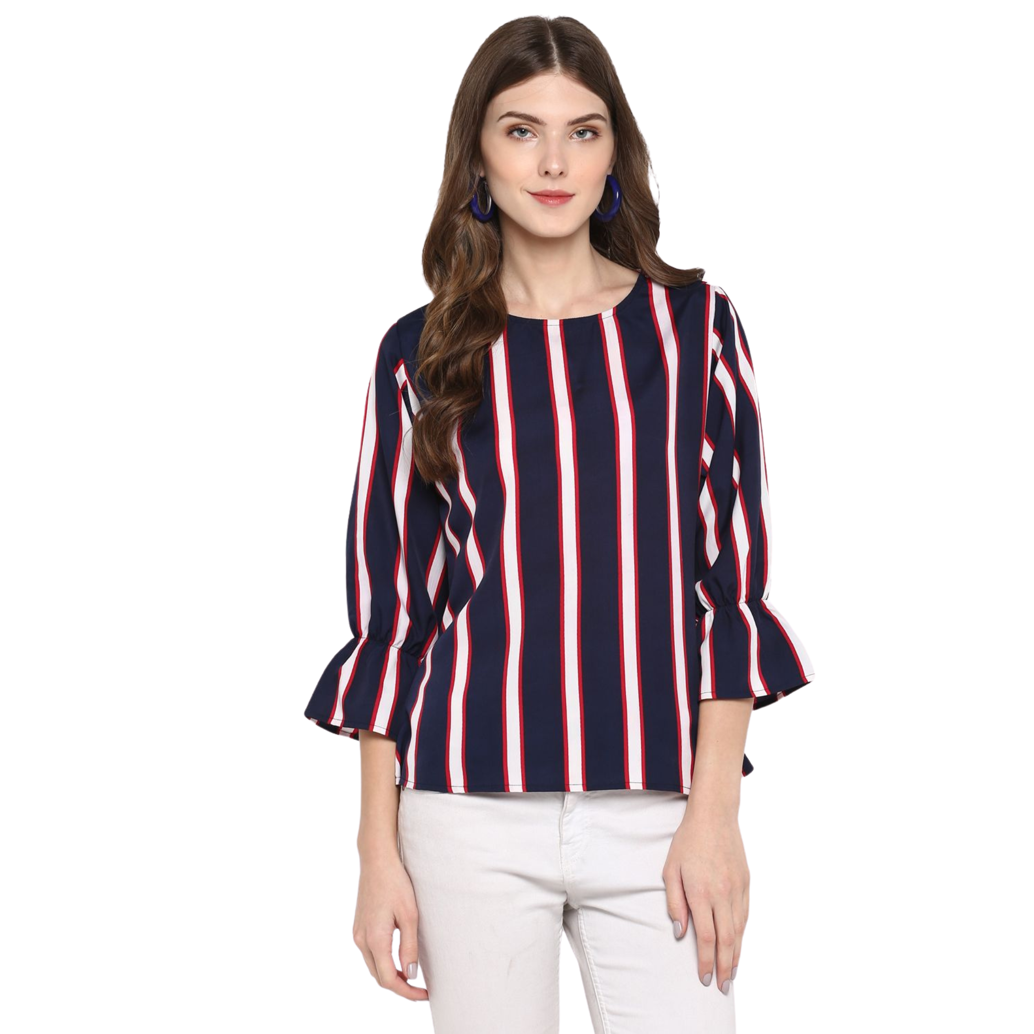Blue Stripe Top