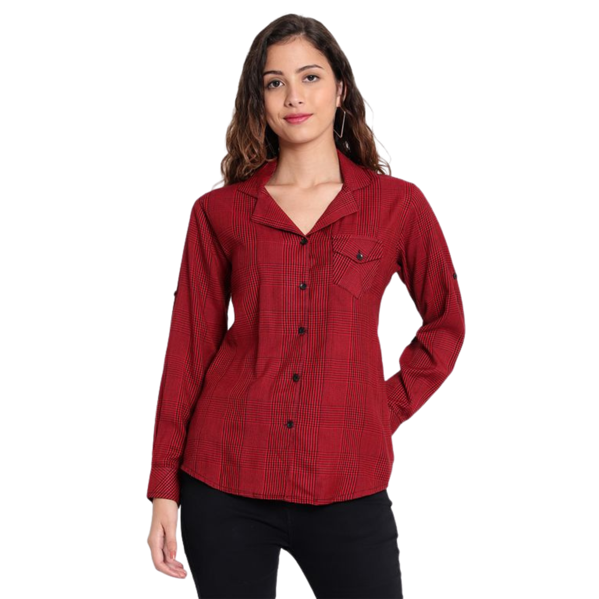 Red Classic Checkered Shirt