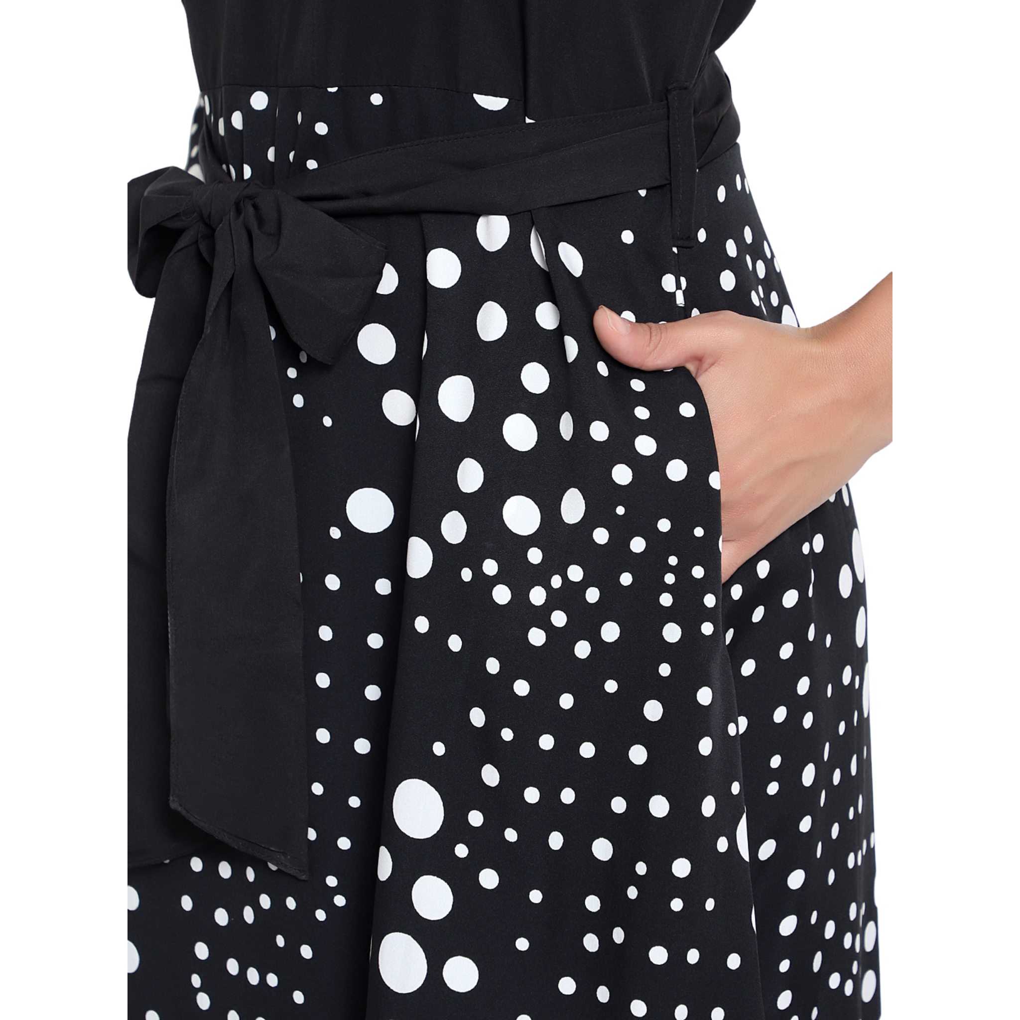 Black & White Polka Dot Dress