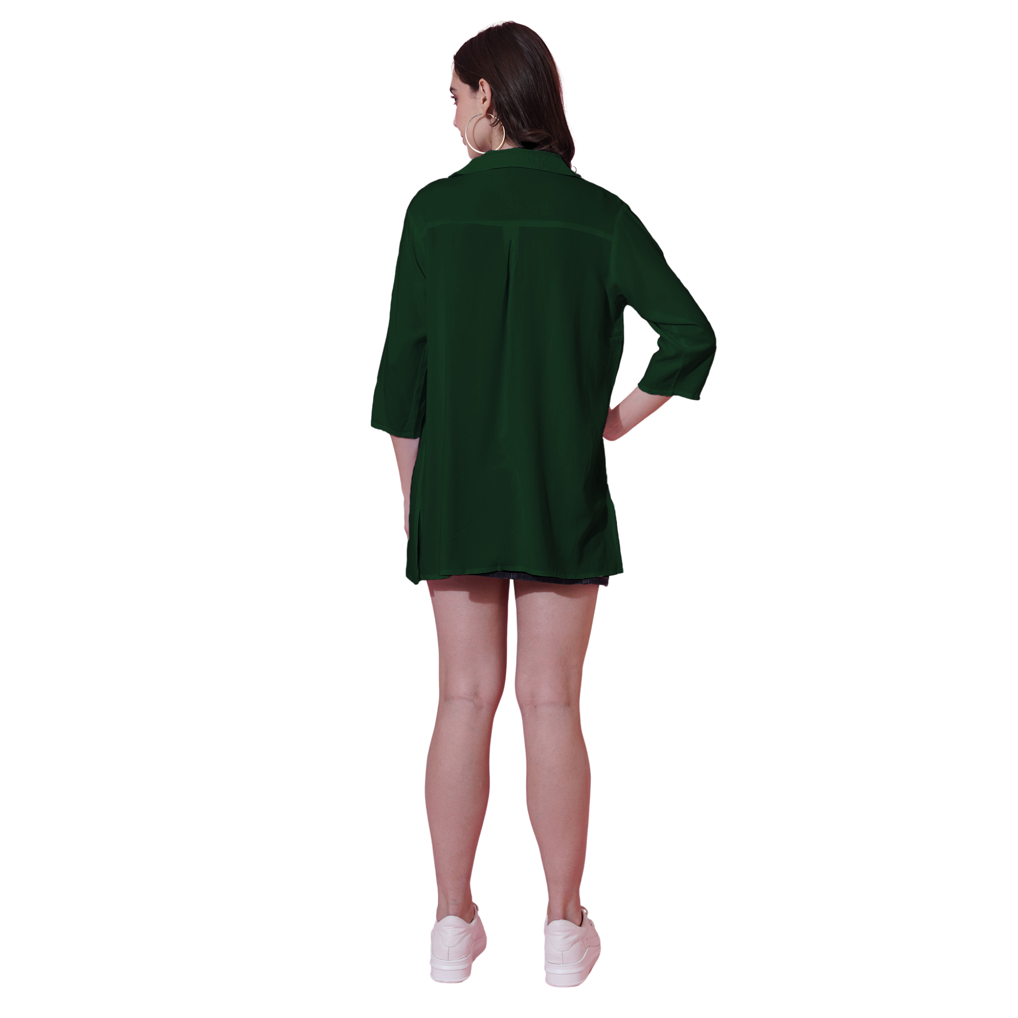 Dark Green Oversize Shirt