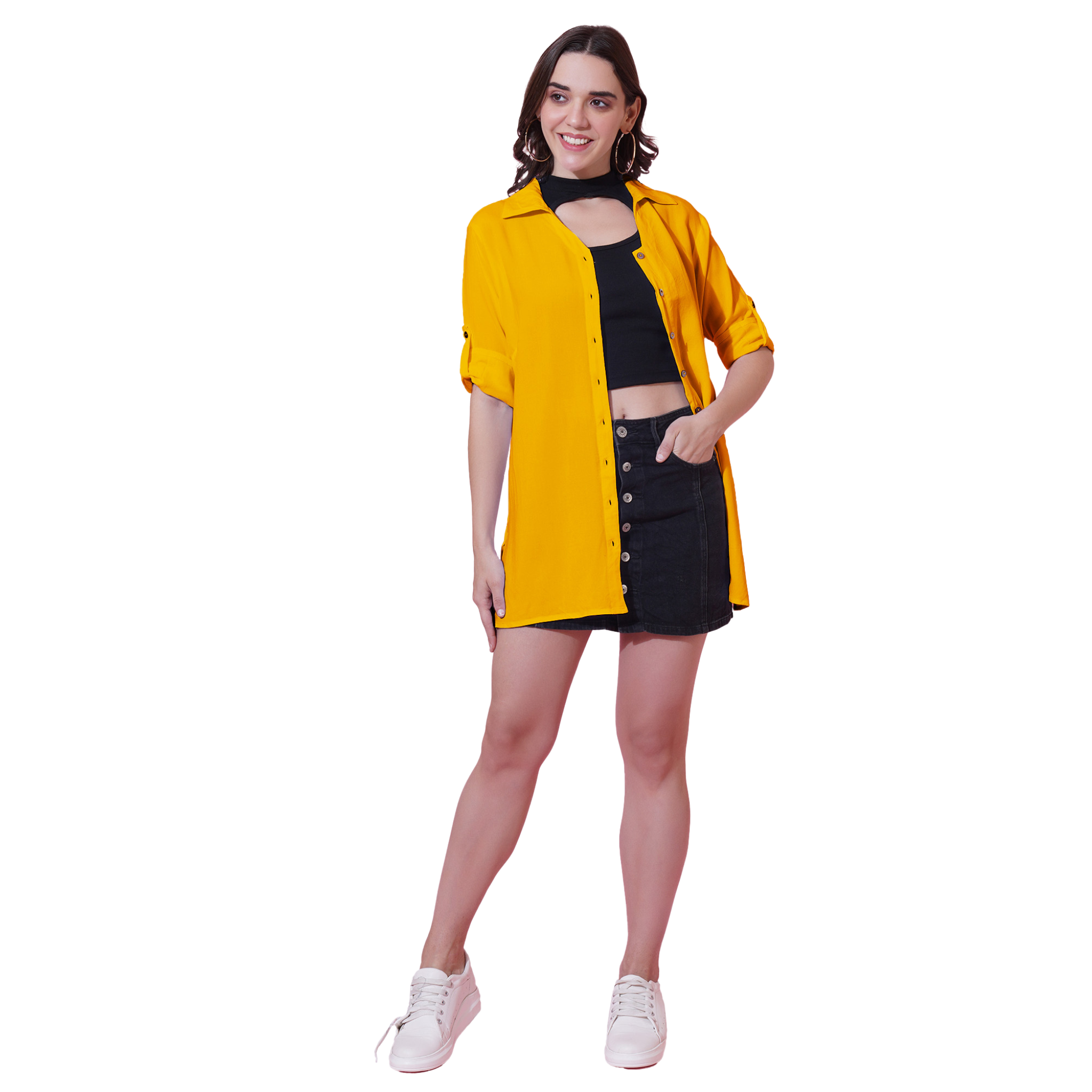 Mustard Oversize Shirt