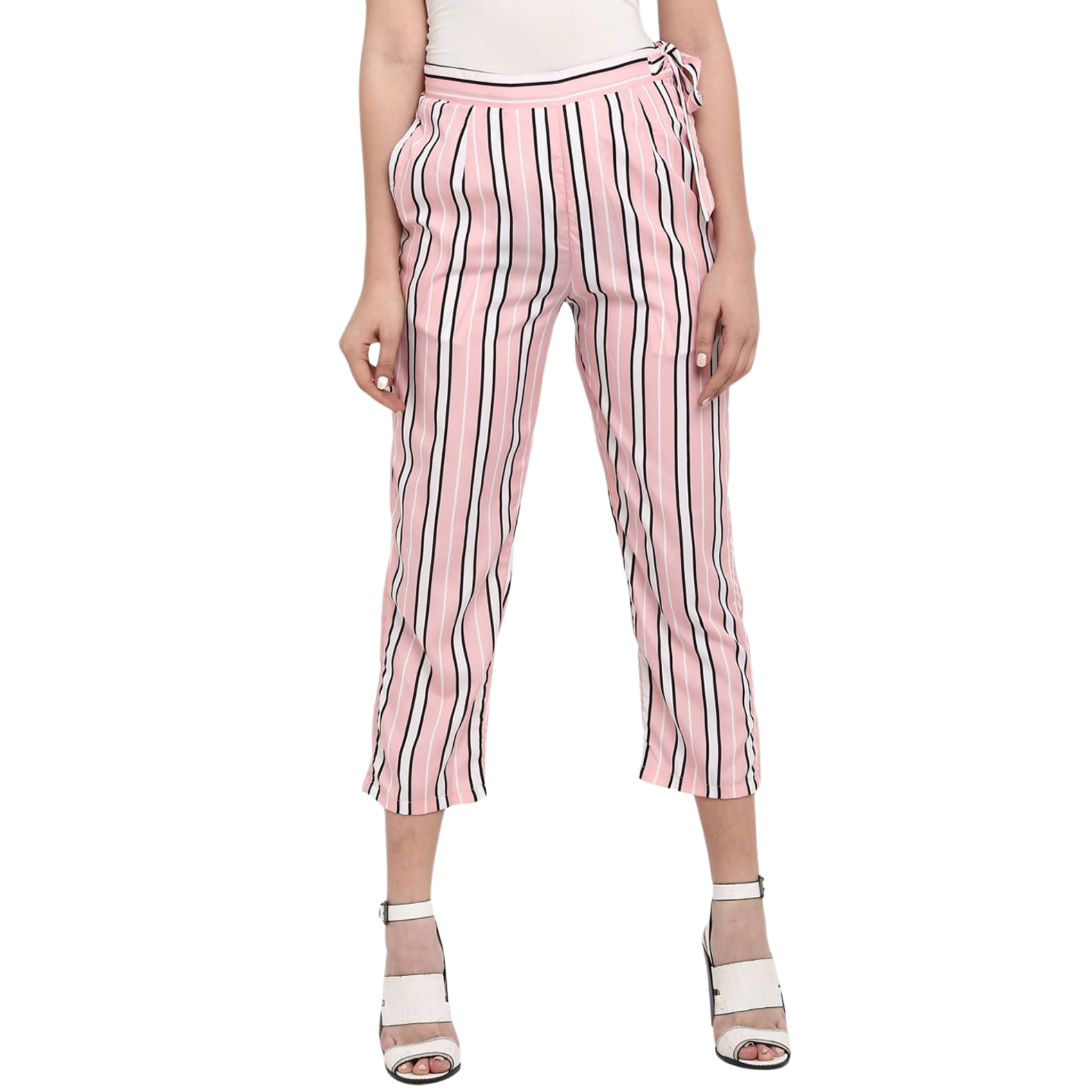 Pink Stripe Culottes