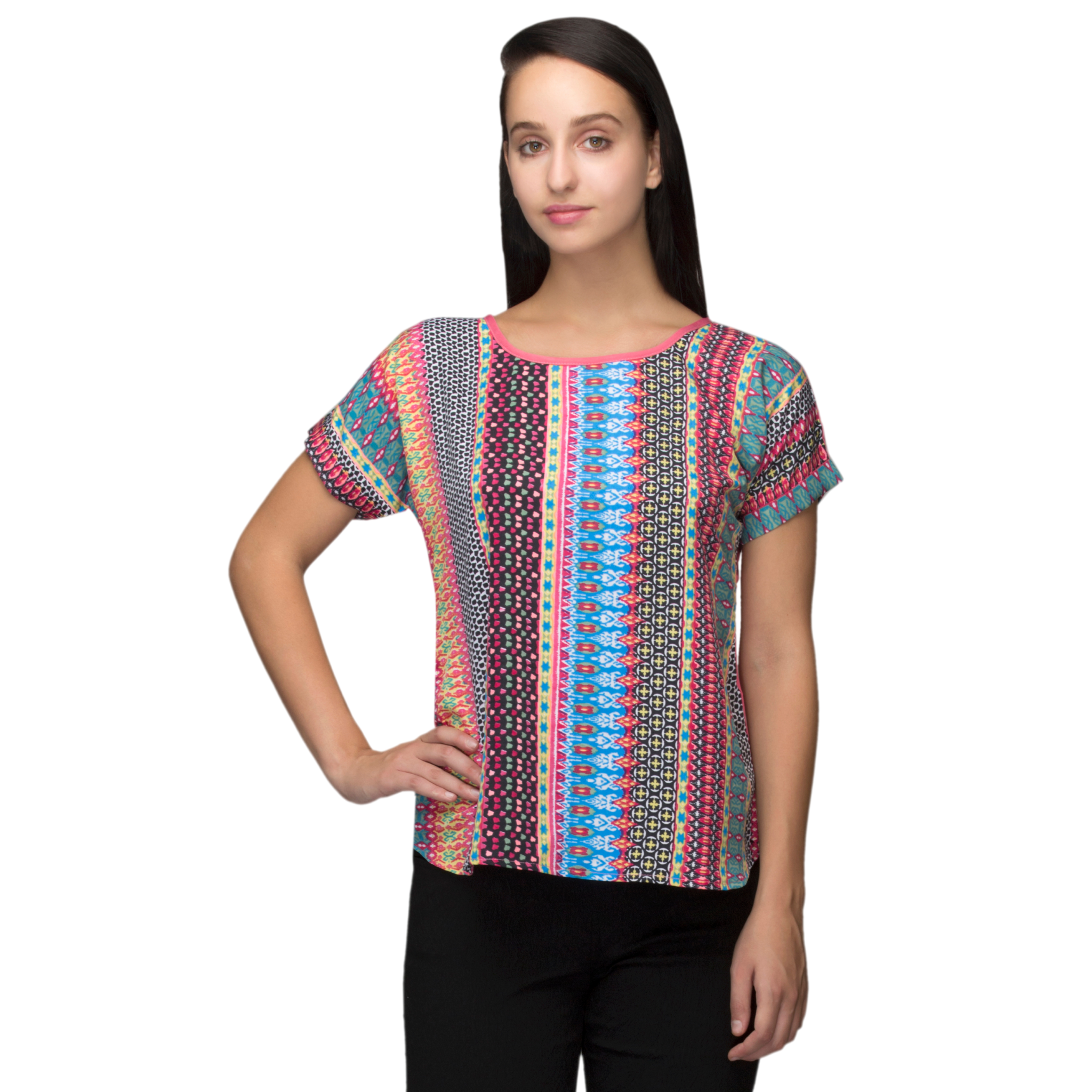 Multicolor Print Top