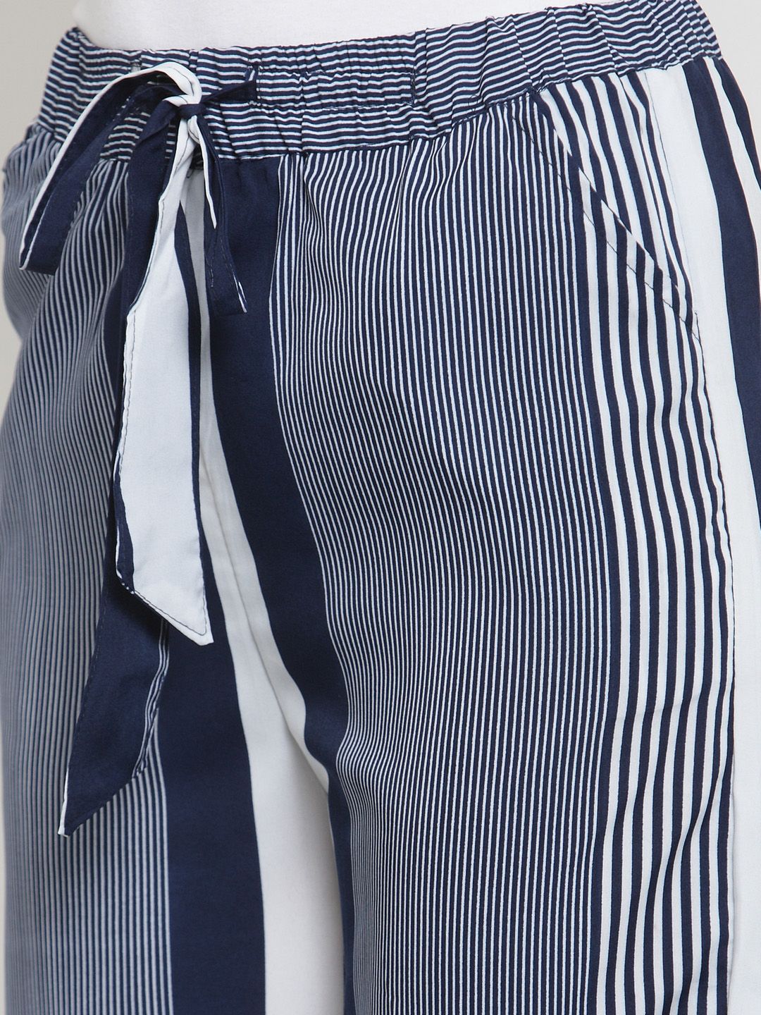 Blue And White Culottes — view 4