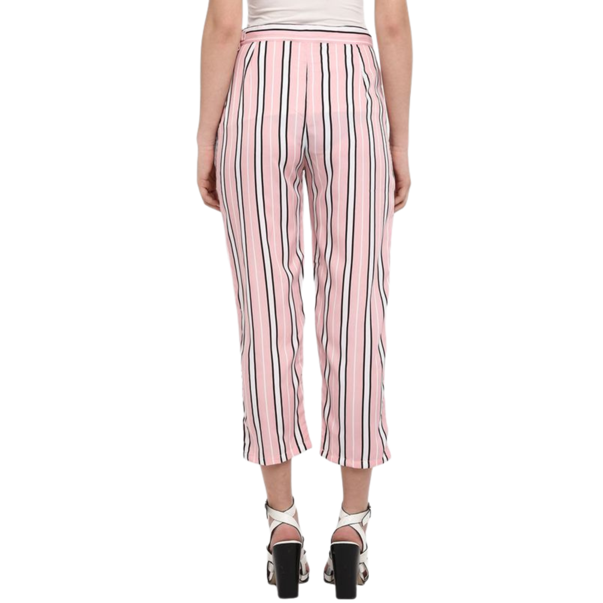 Pink Stripe Culottes