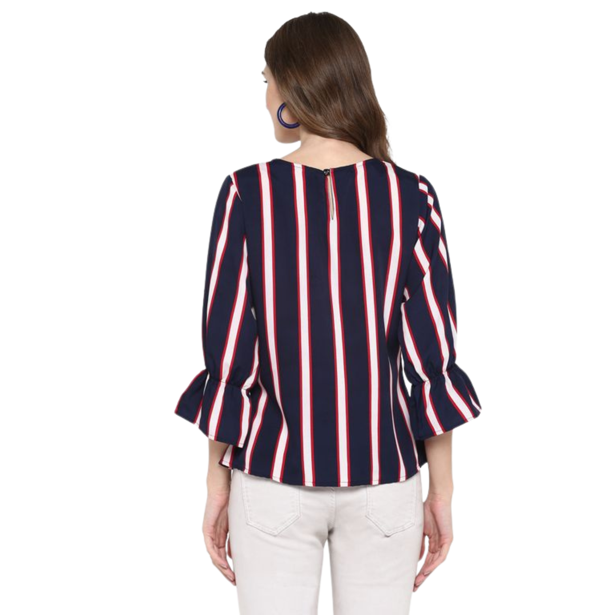 Blue Stripe Top