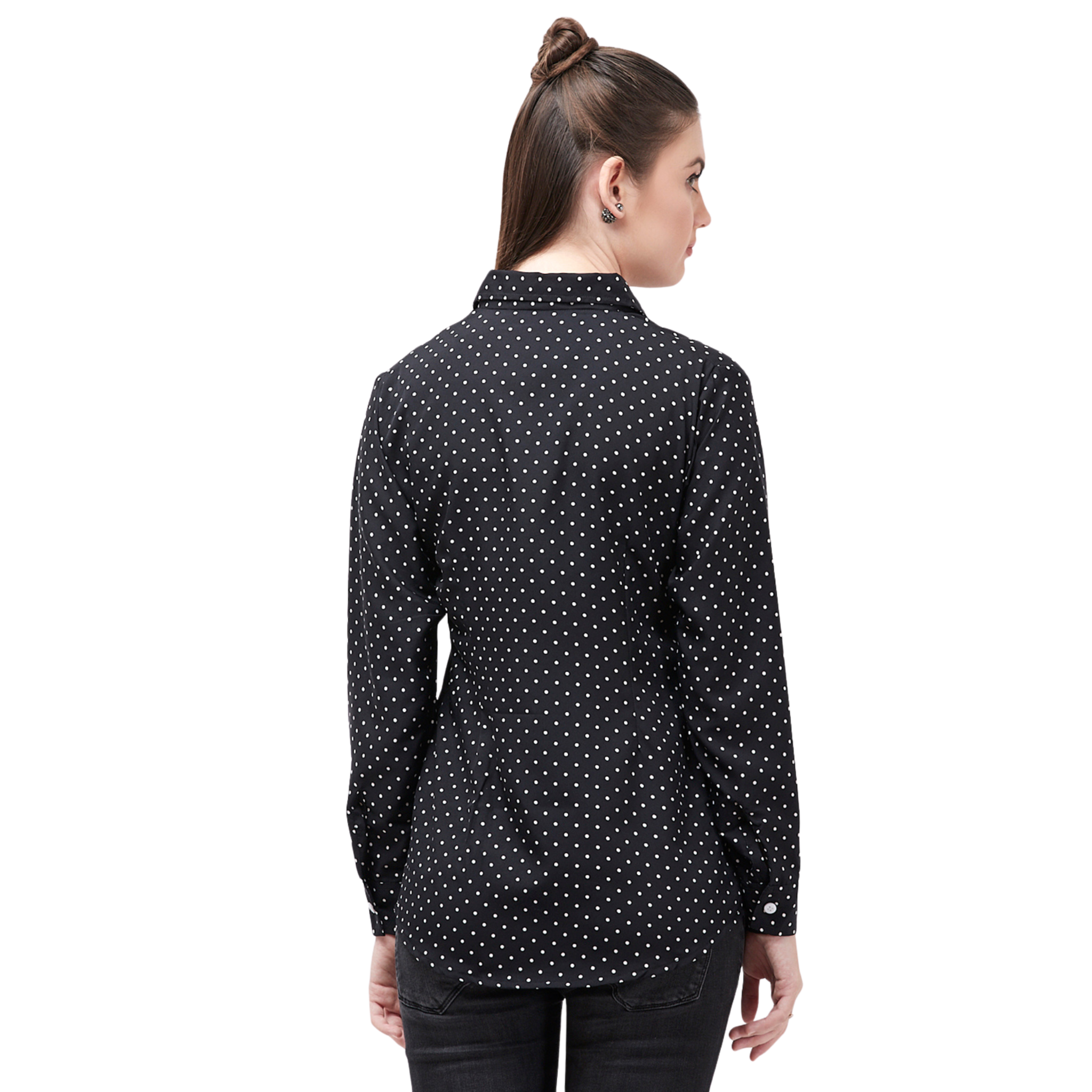 Black Polka Dot Shirt