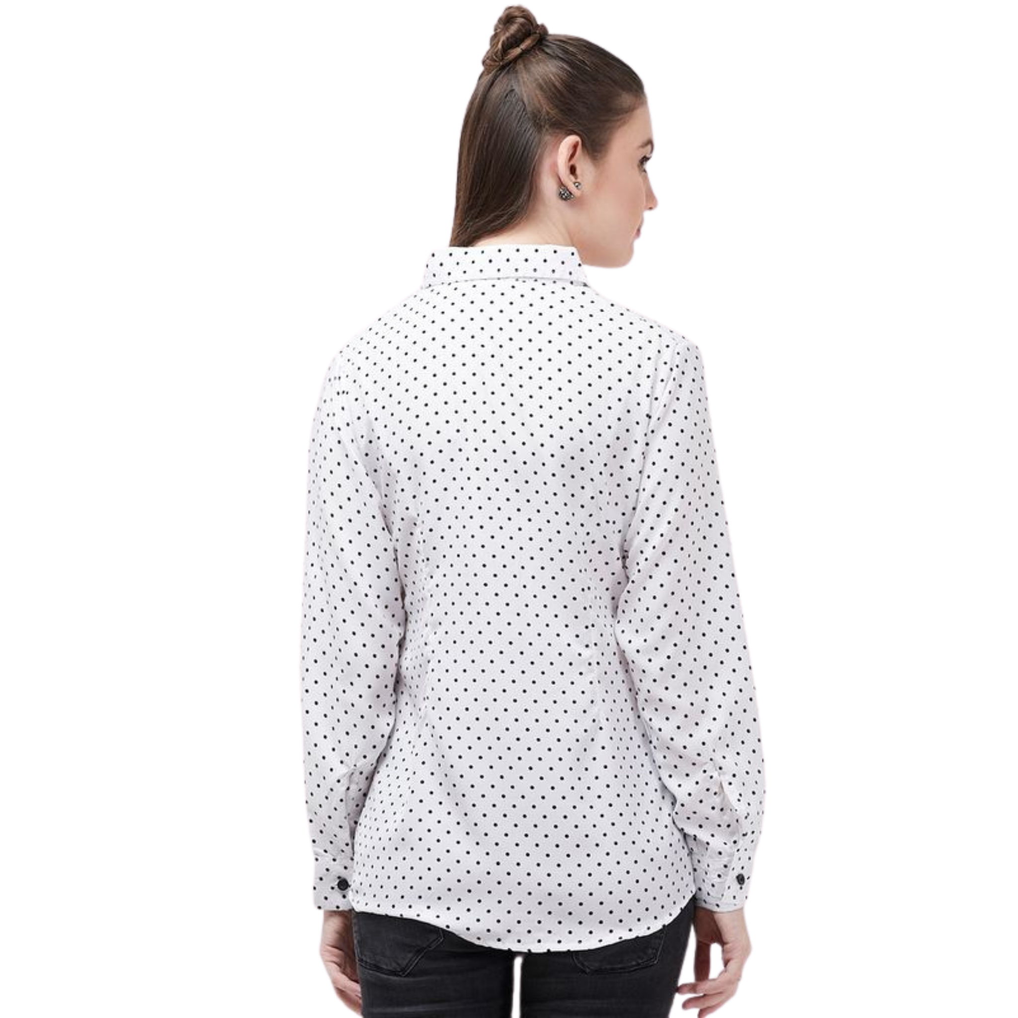 White Polka Dot Shirt