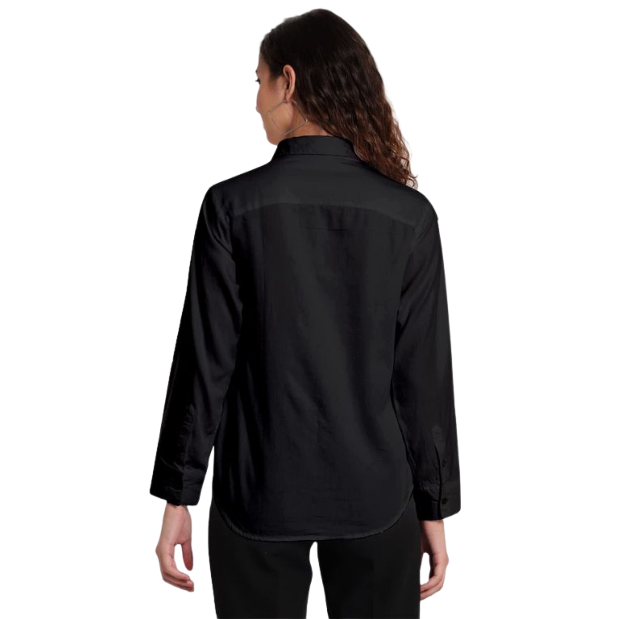 Black Slim Fit Formal Shirt