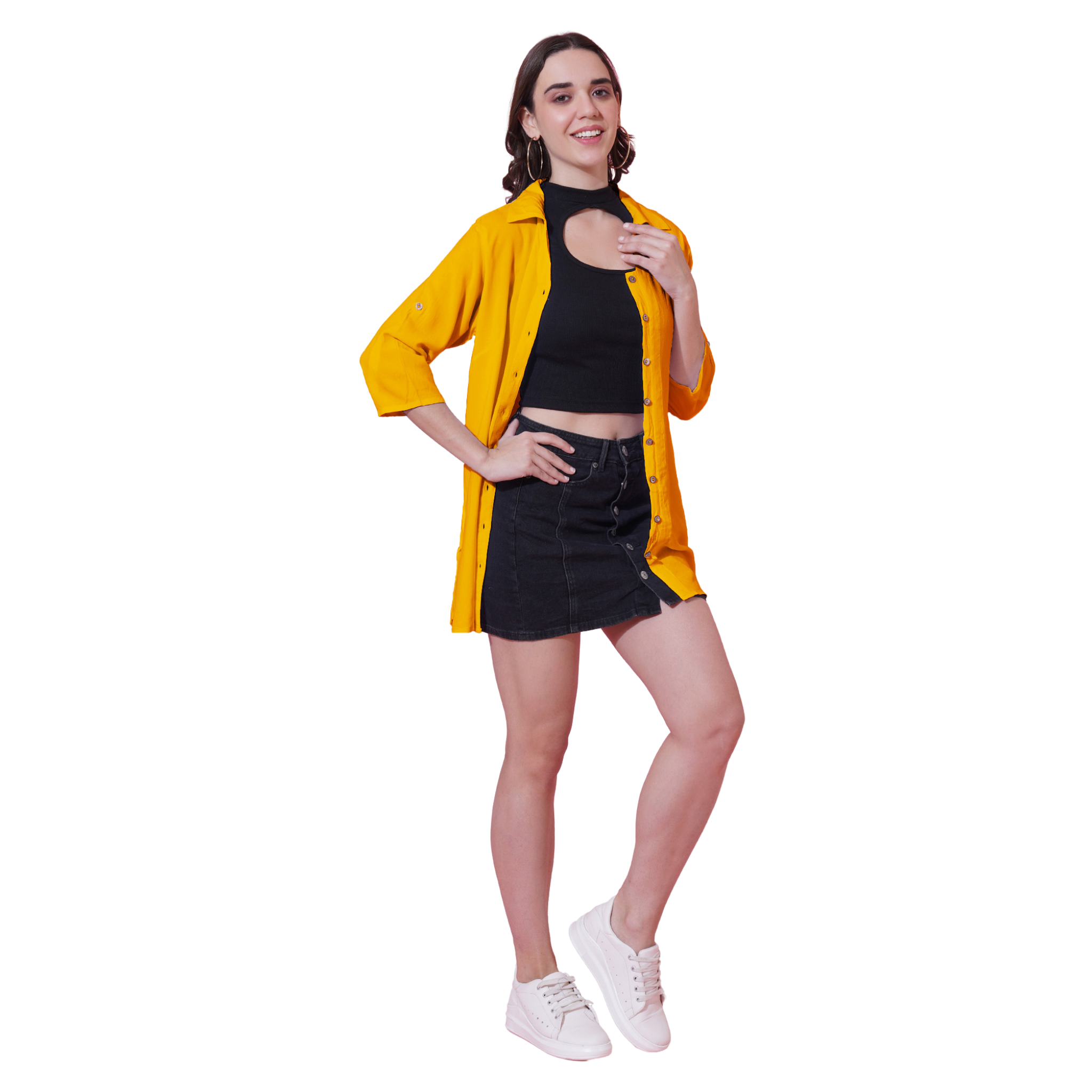 Mustard Oversize Shirt