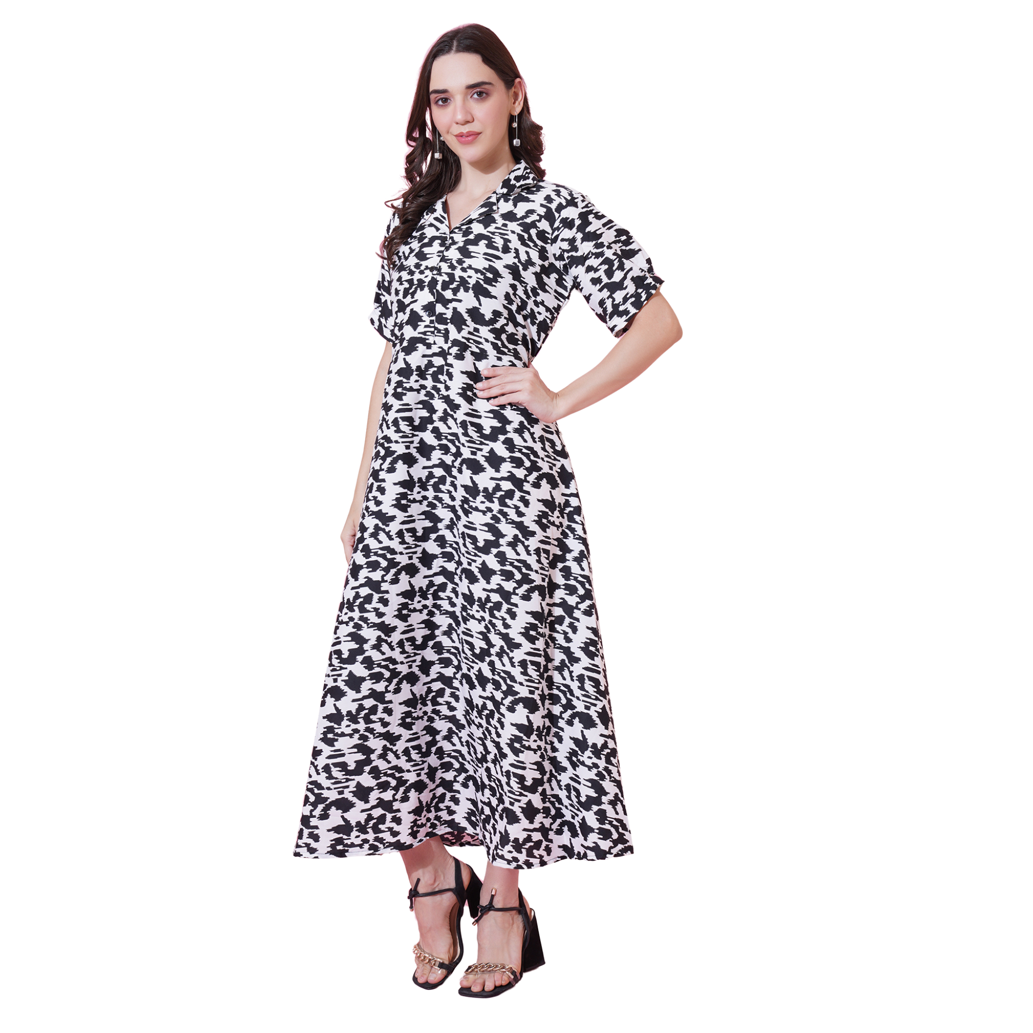 Black and White Dress