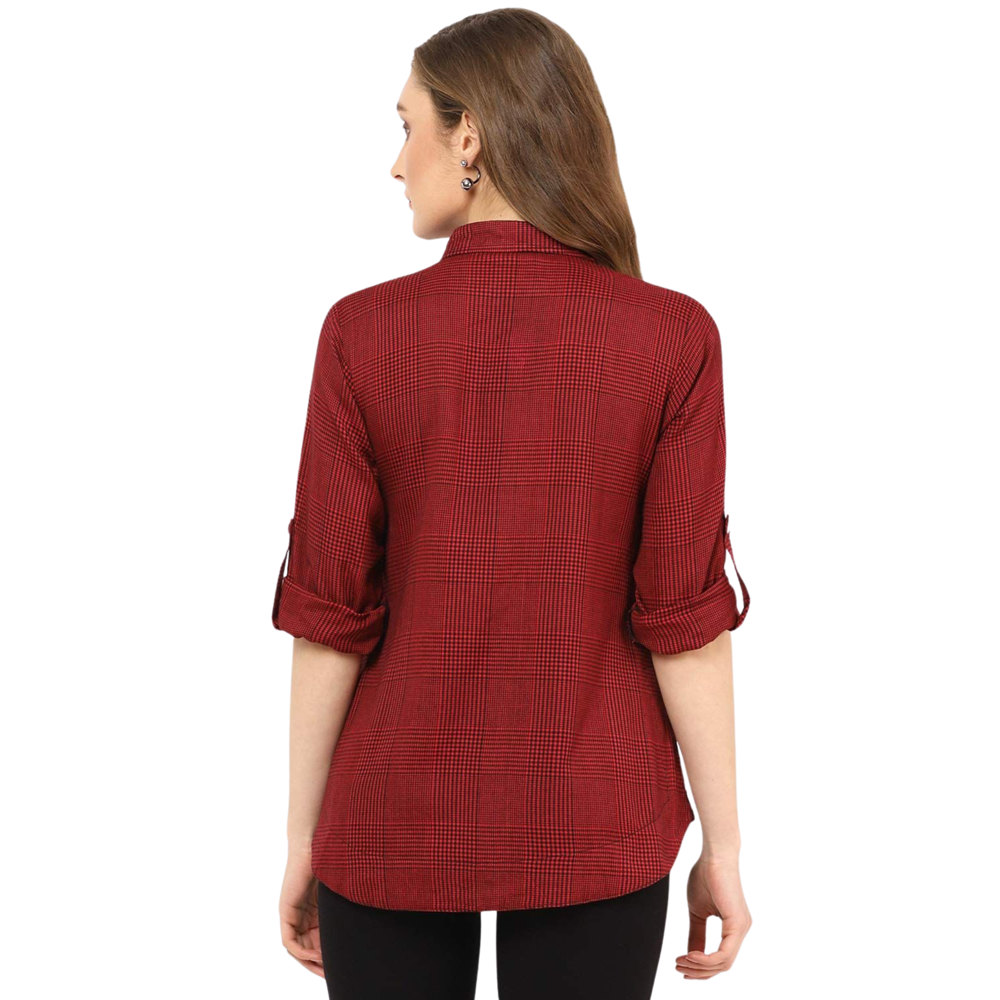 Red And Black Checkered Shirt