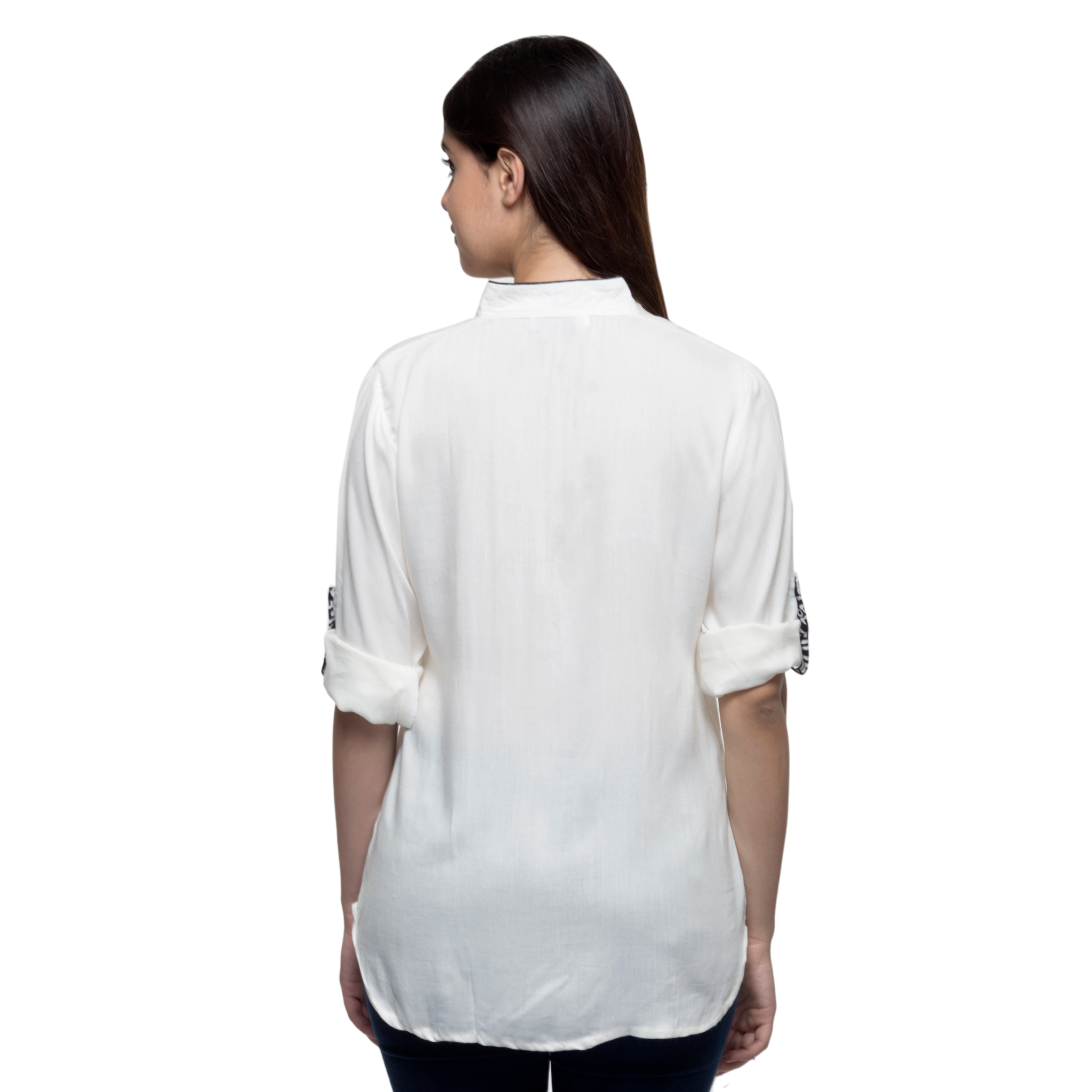 White Solid Top