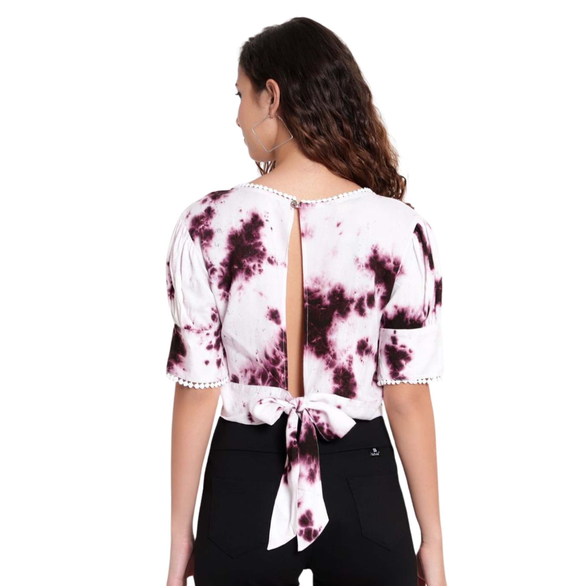 Purple Tie and Dye Top