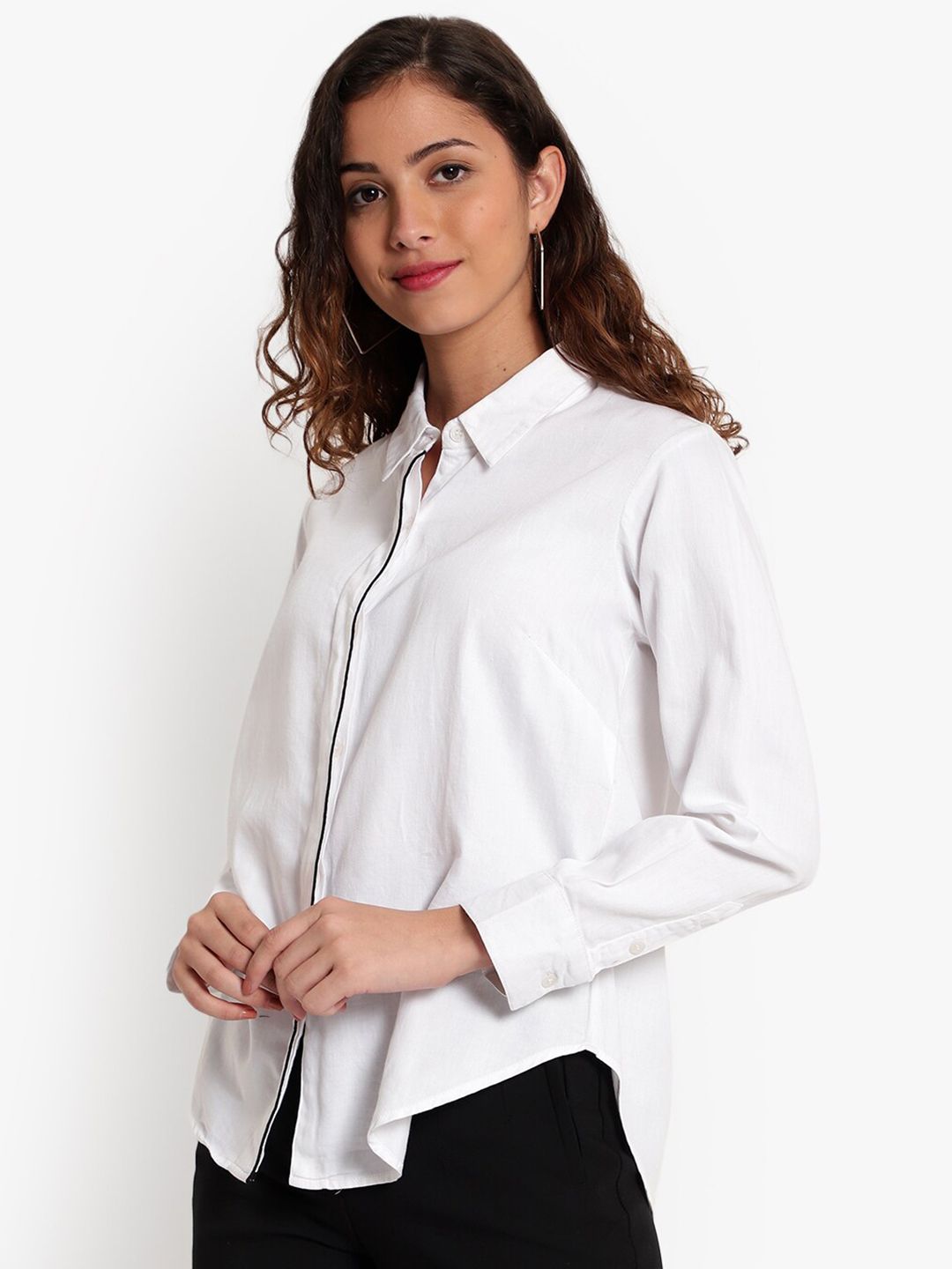 White Formal Shirt — view 4
