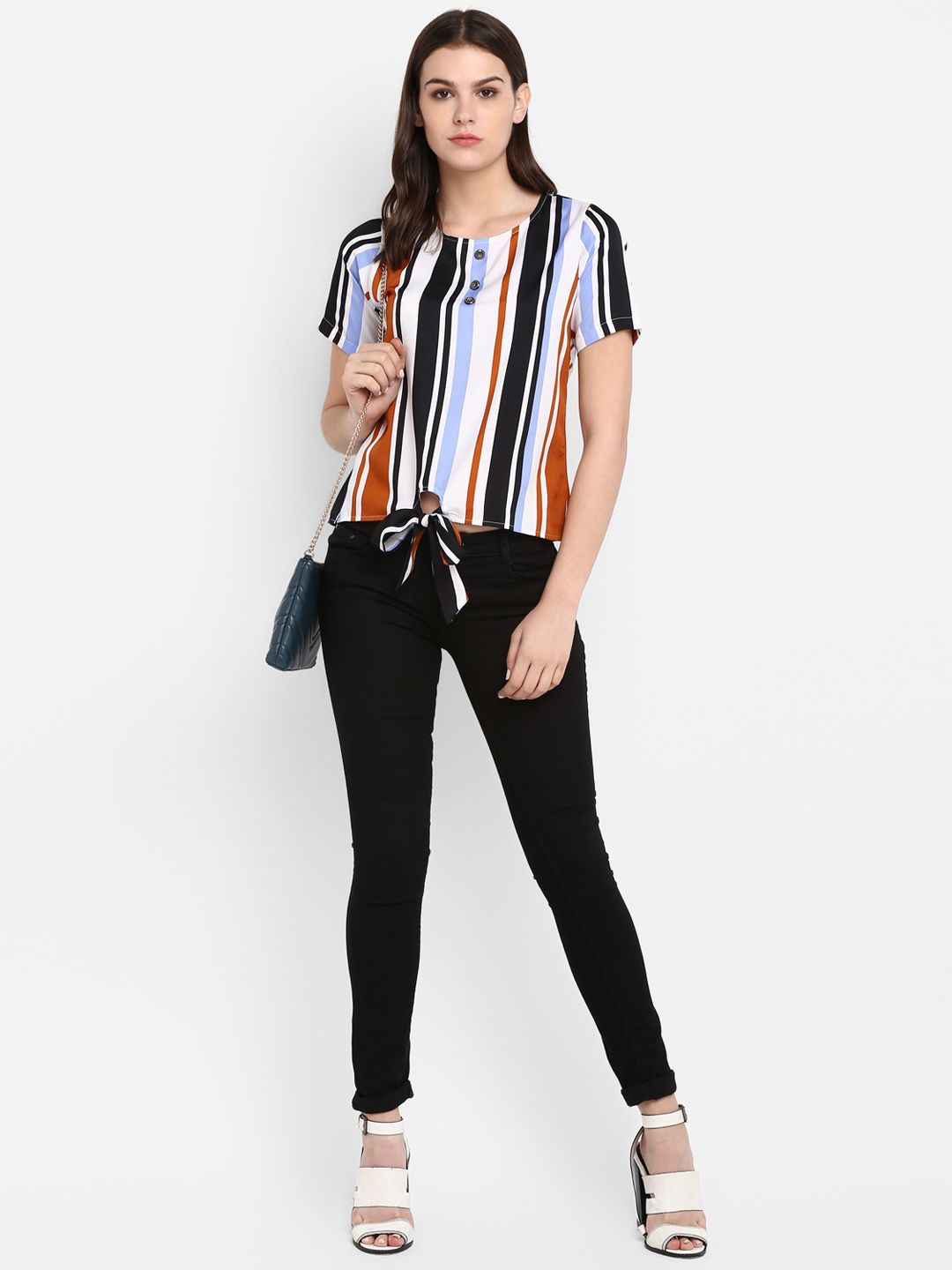 Multicolor Stripe Top — view 11