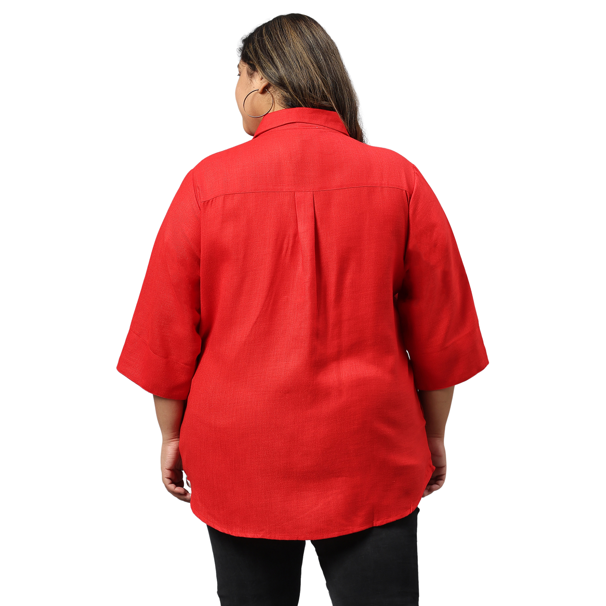 Red Plus Size Tunic