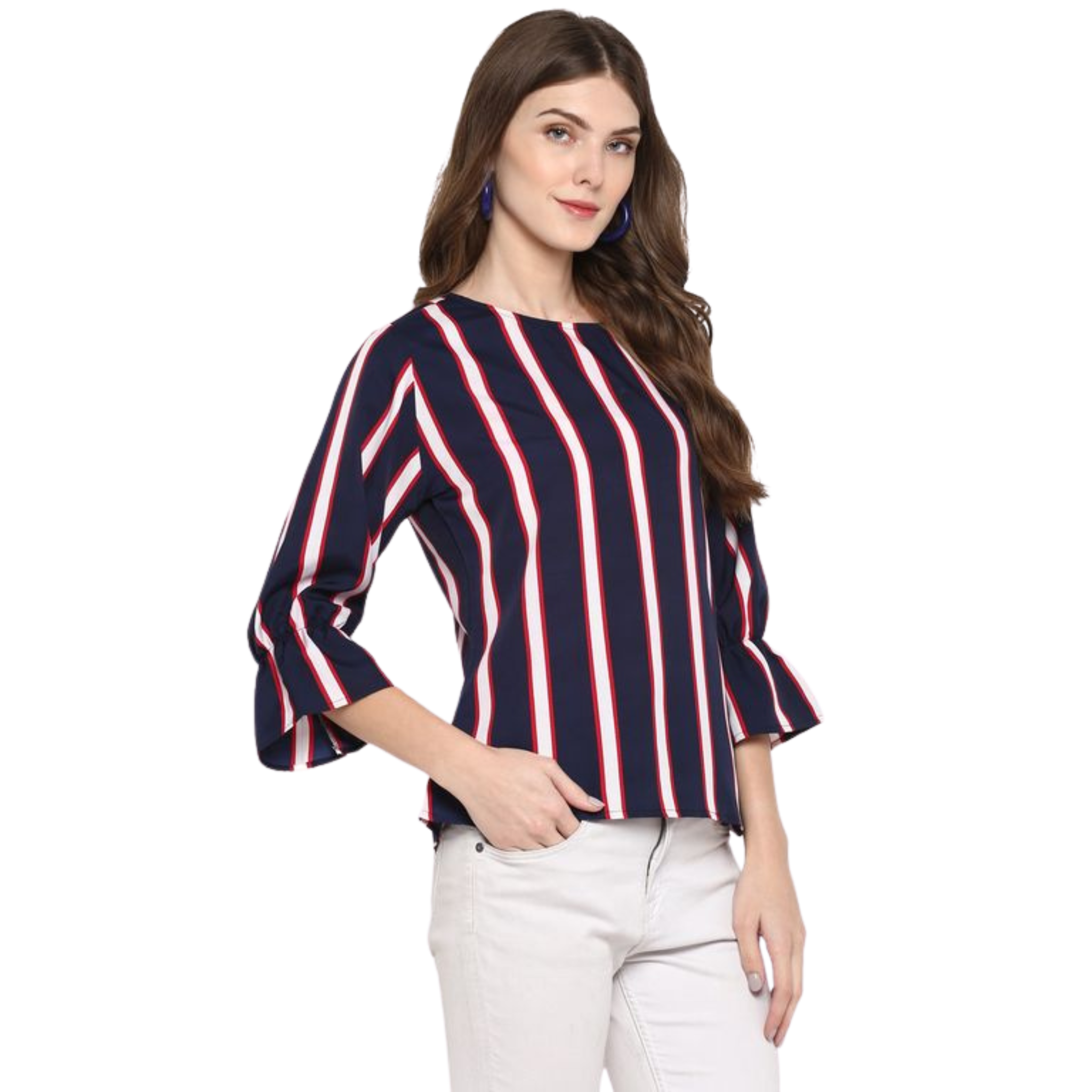 Blue Stripe Top