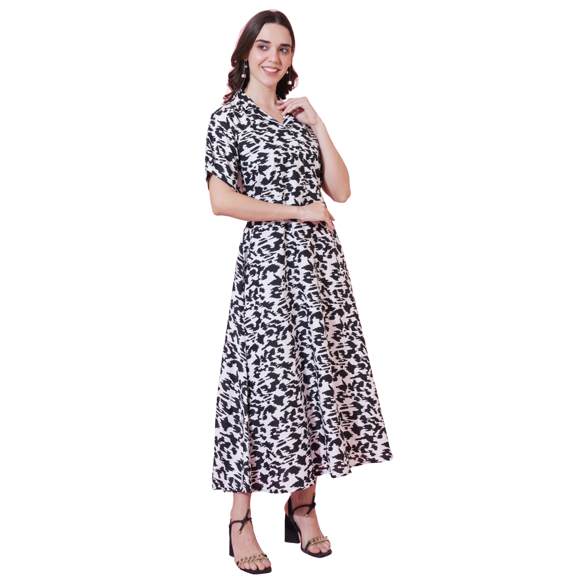 Black and White Dress