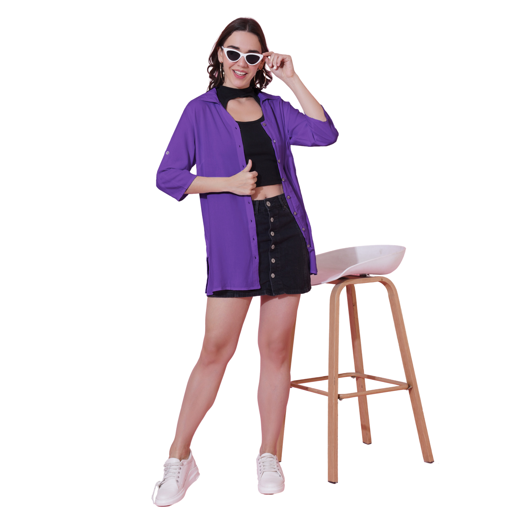 Lavender Oversize Shirt