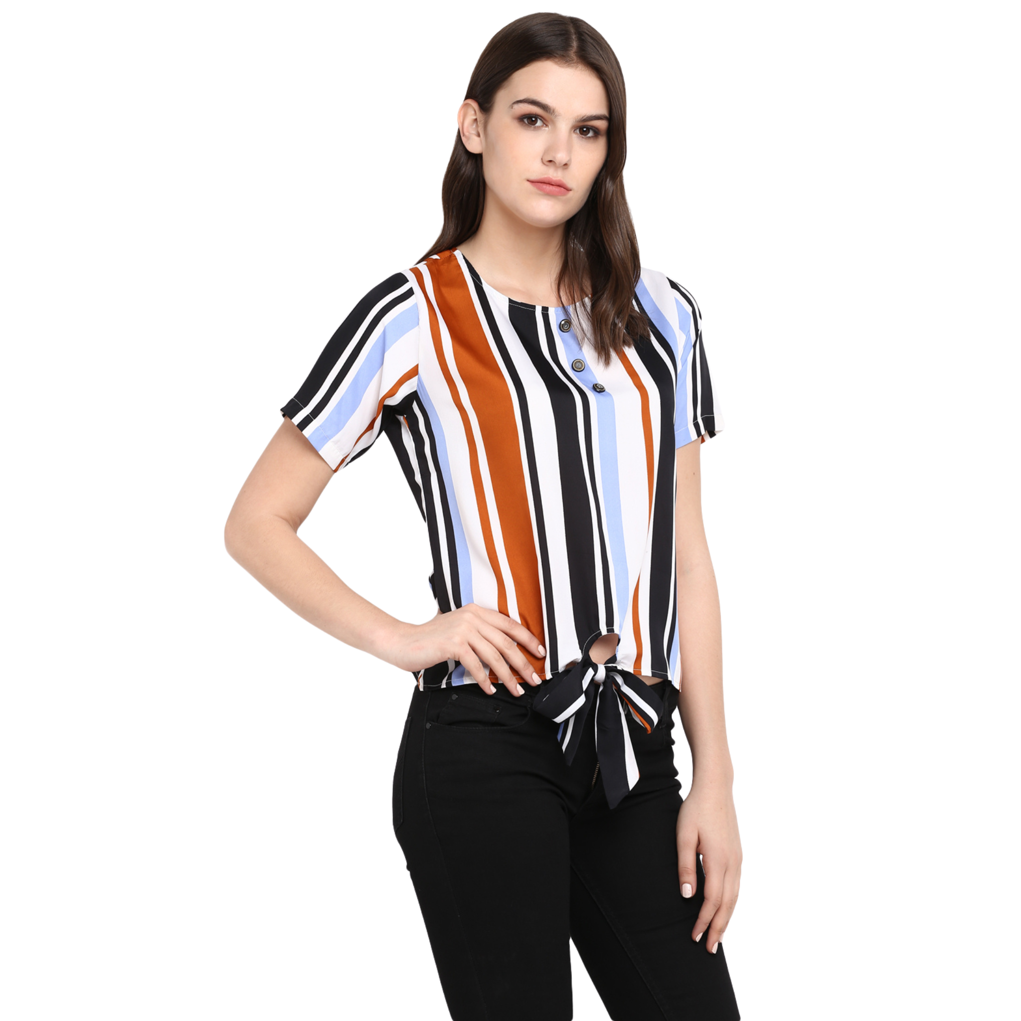 Multicolor Stripe Top