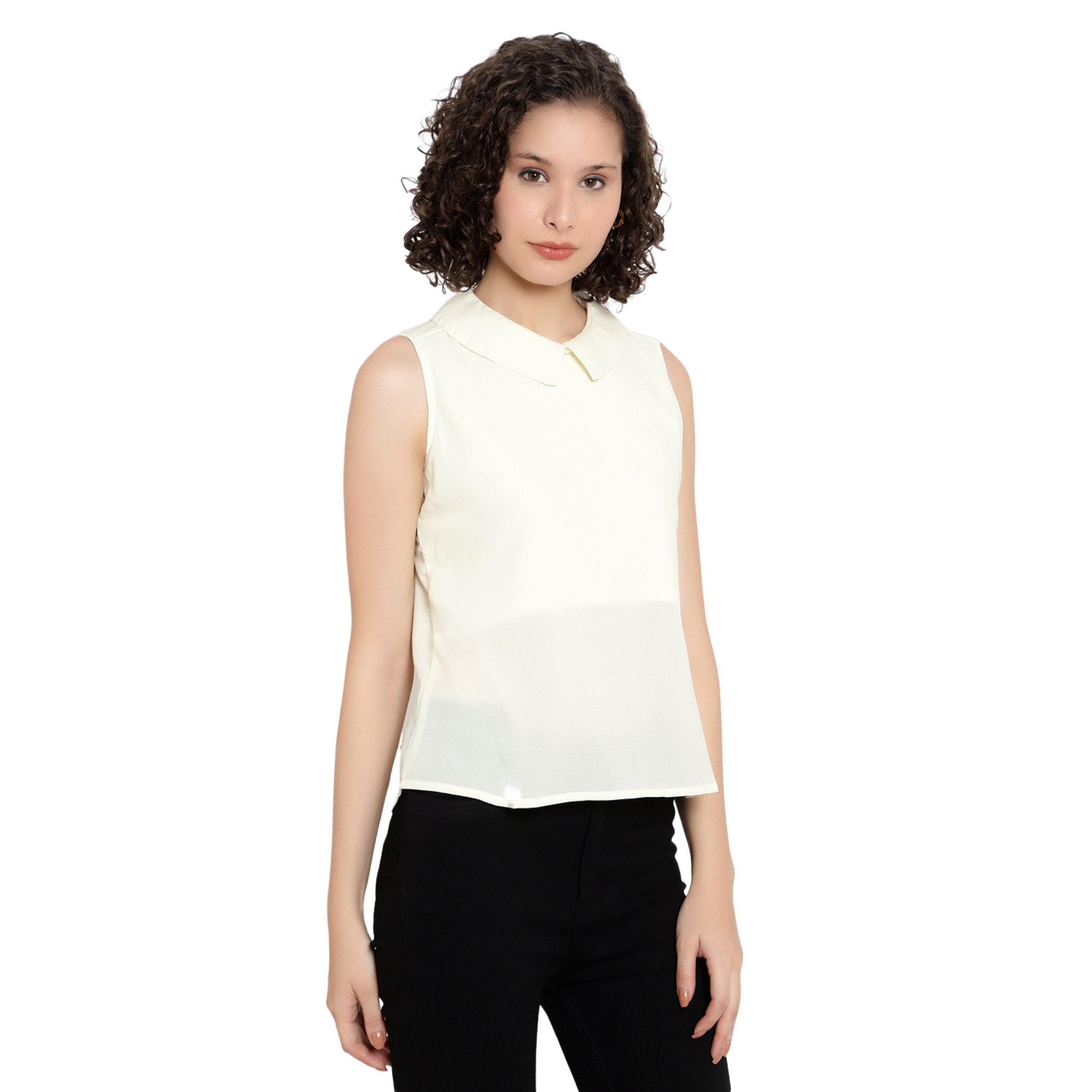 Off-White Georgette Top