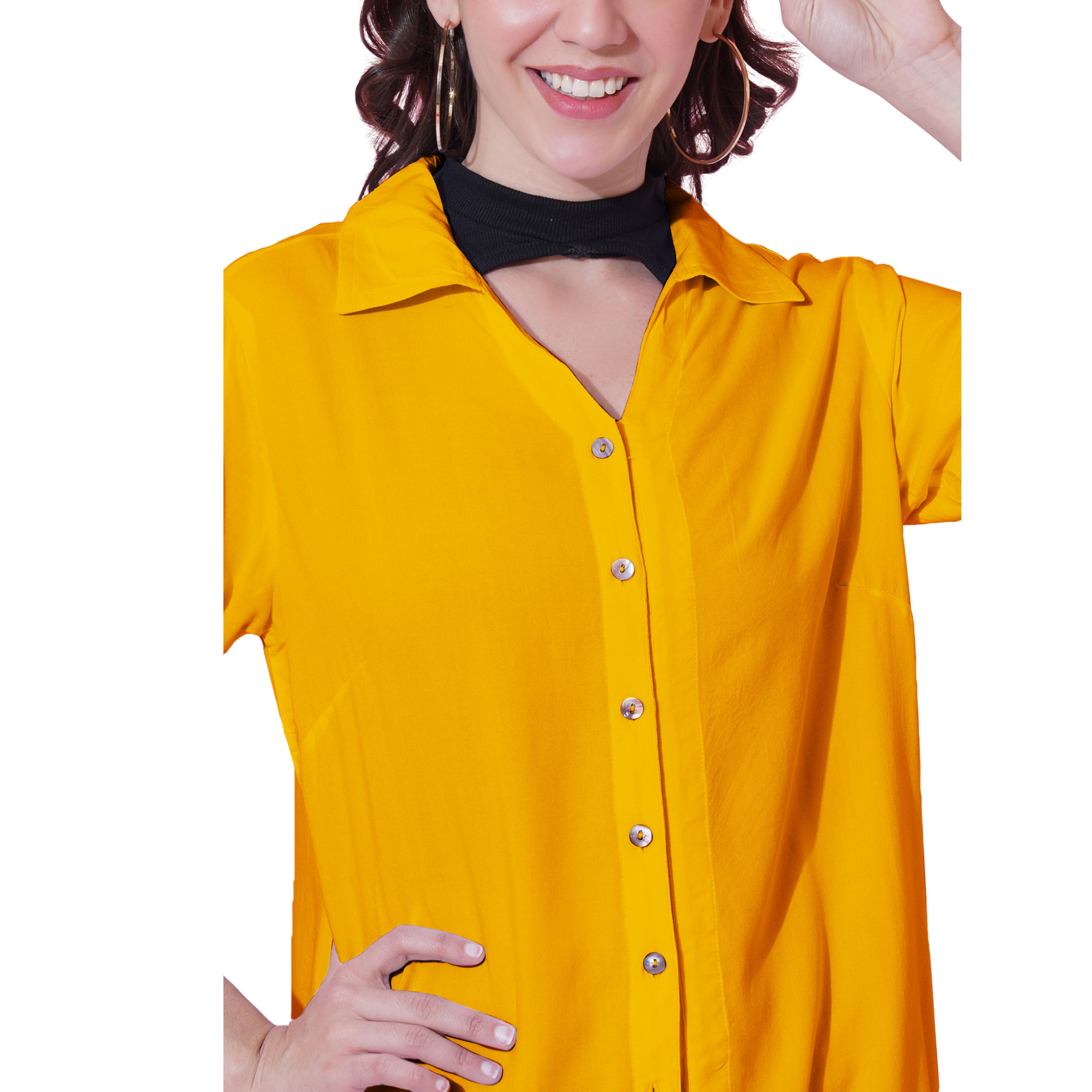 Mustard Oversize Shirt