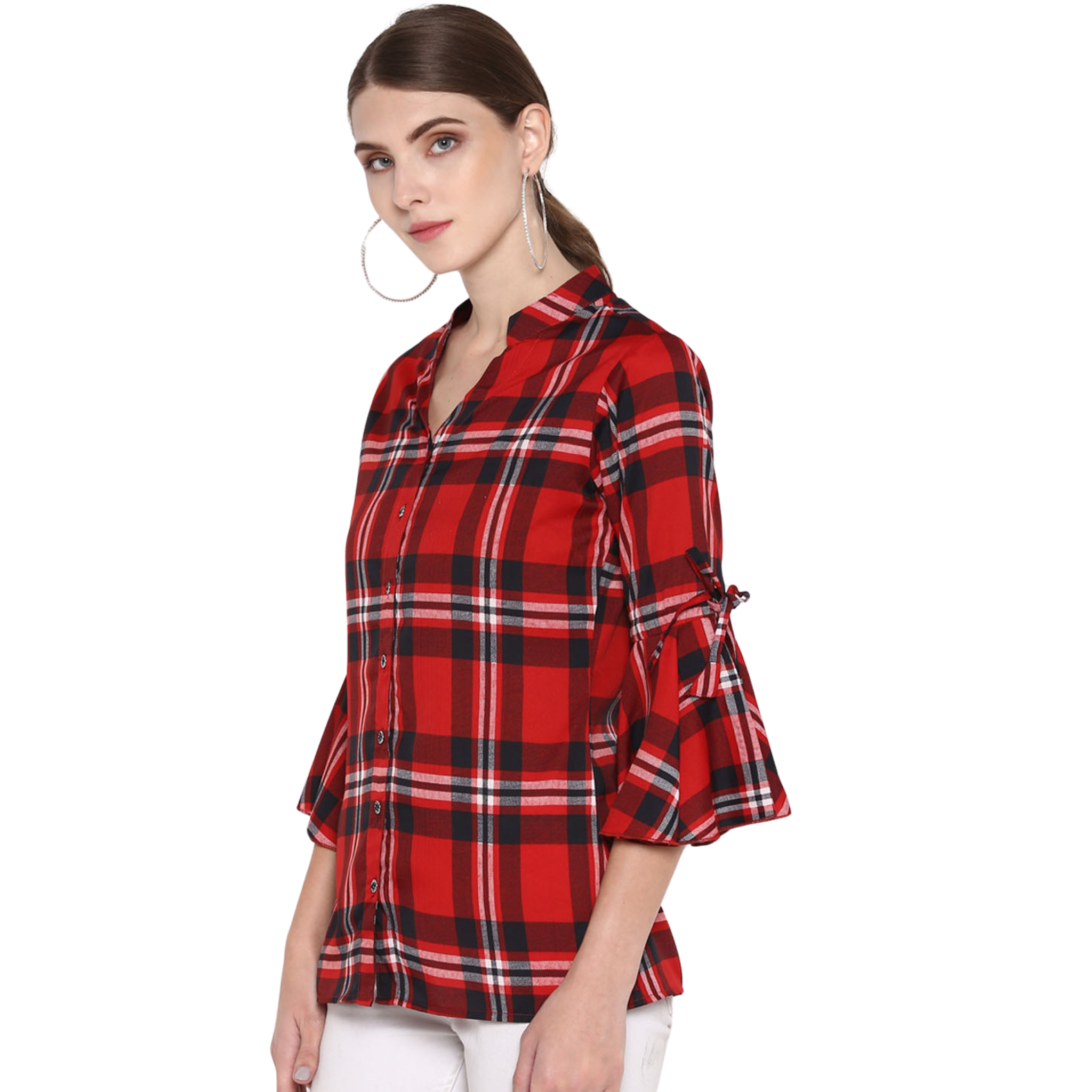 Red And Black Checkered Shirt