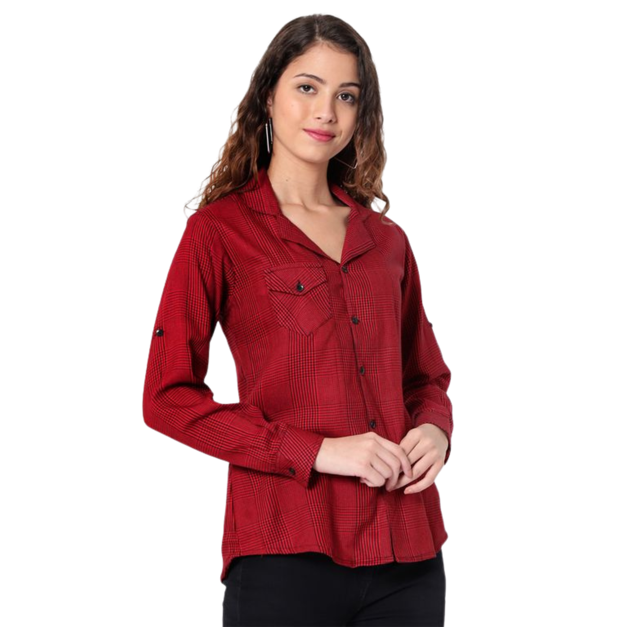 Red Classic Checkered Shirt