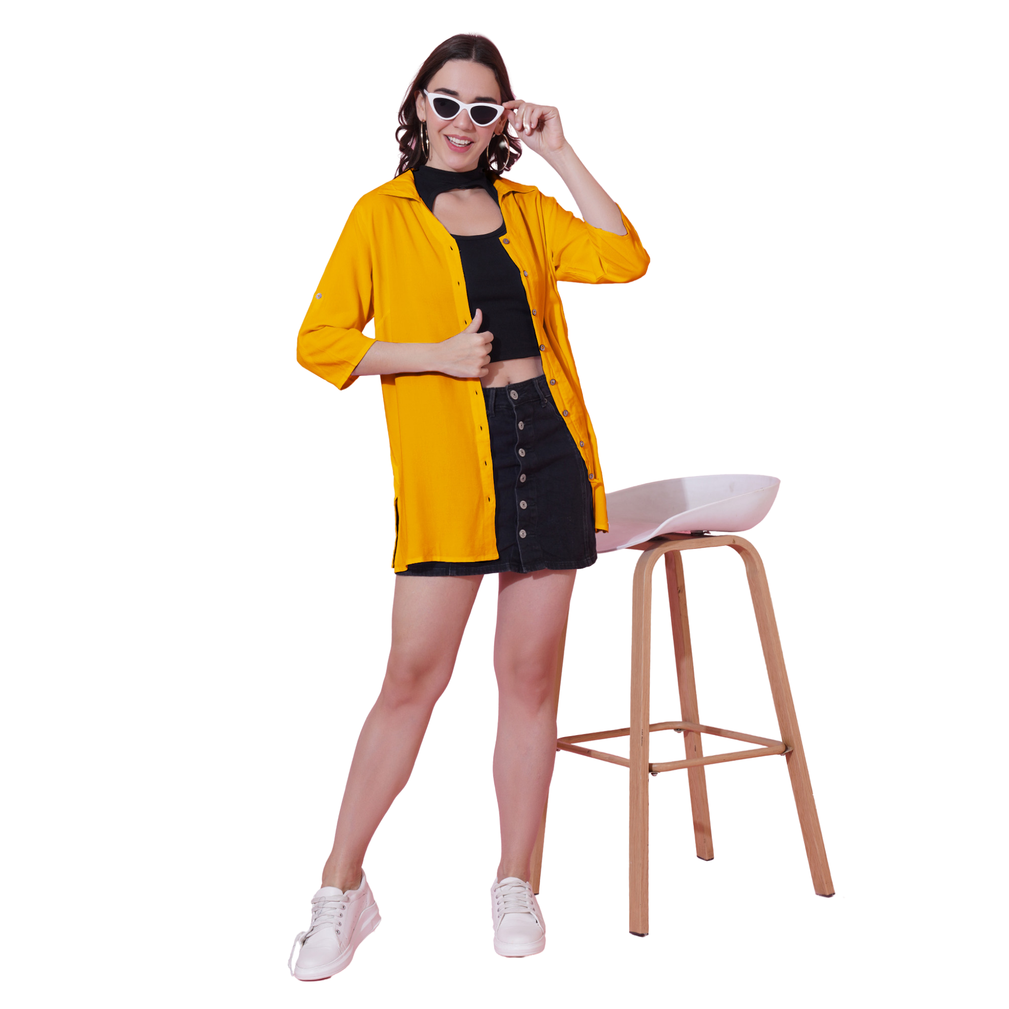 Mustard Oversize Shirt