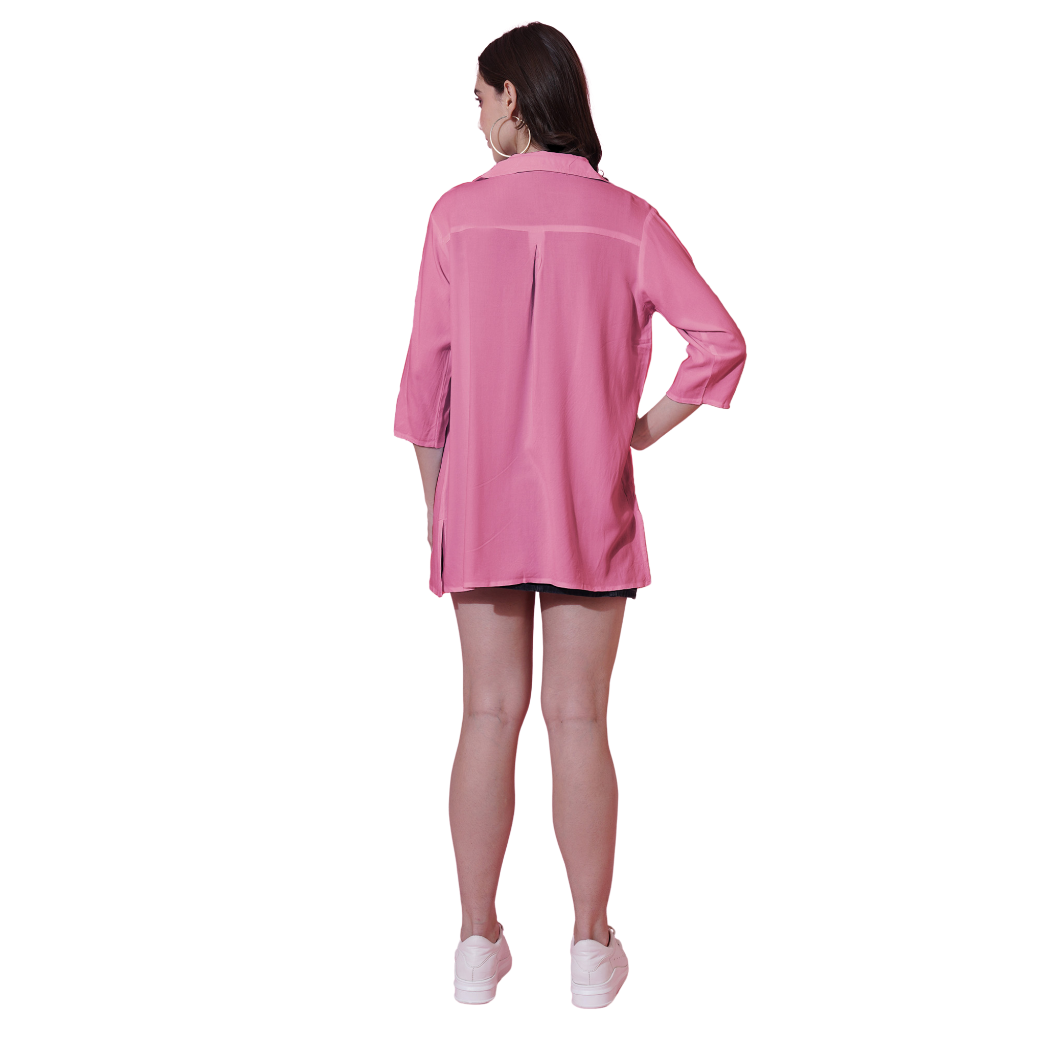 Pink Oversize Shirt
