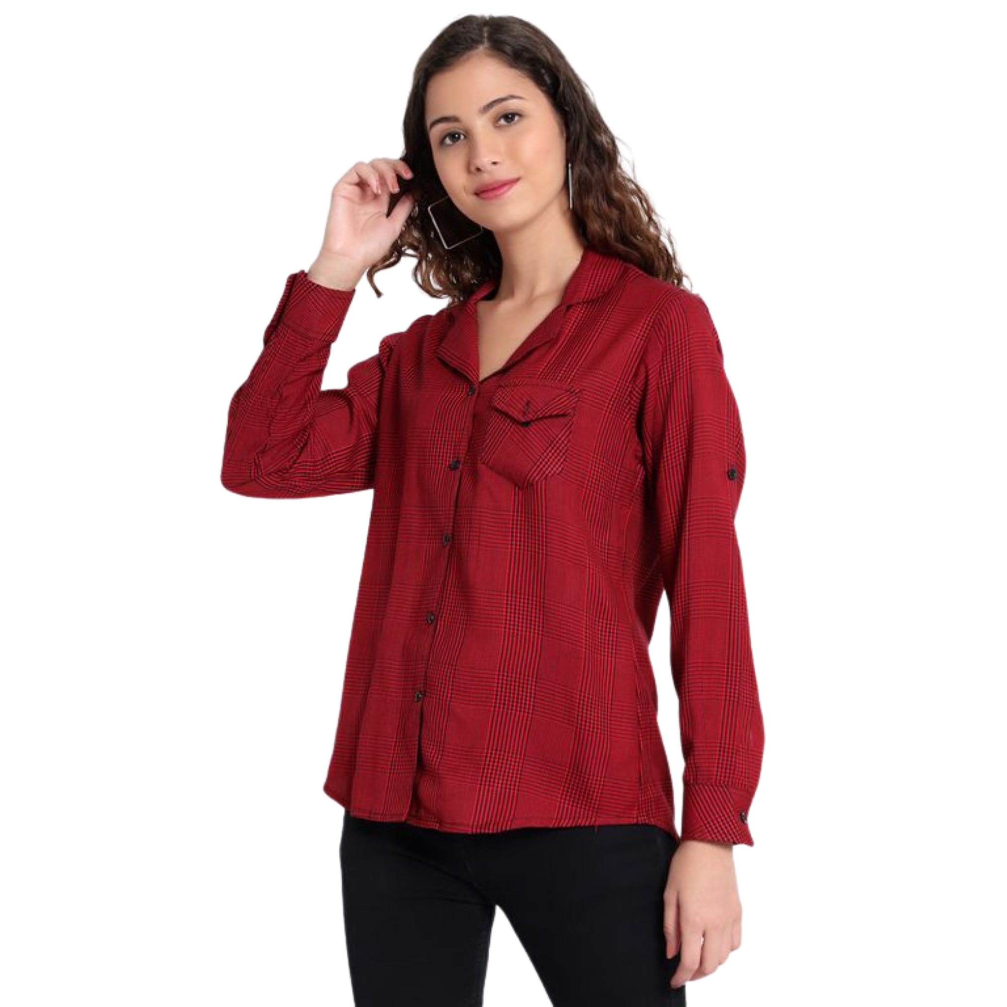 Red Classic Checkered Shirt