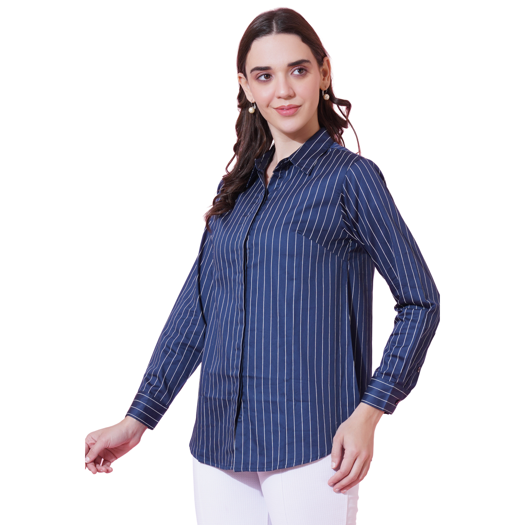 Blue Stripe Formal Shirt