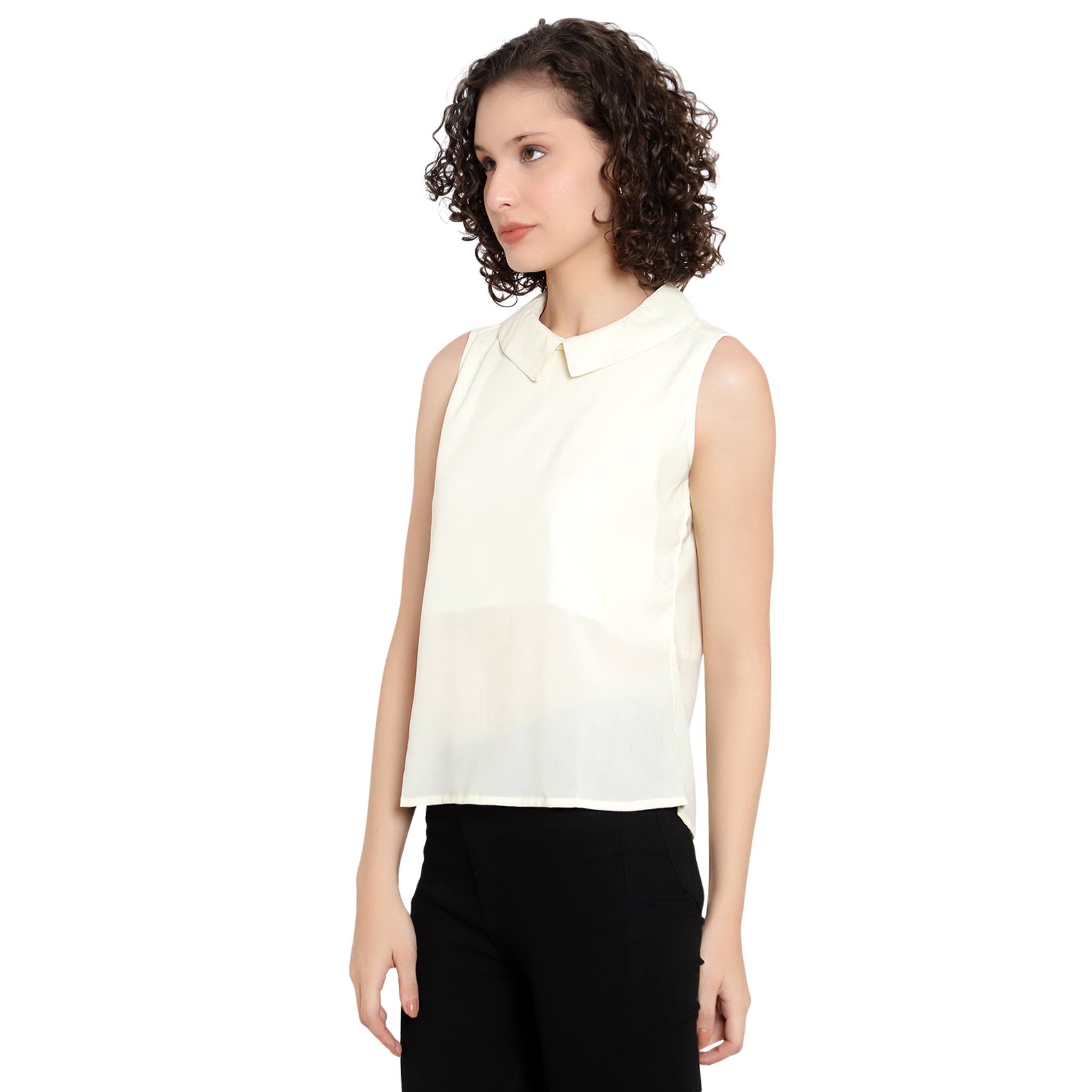 Off-White Georgette Top
