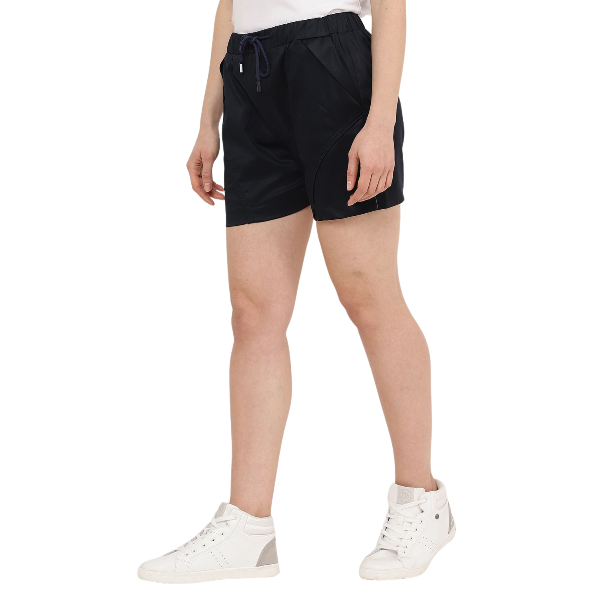 Blue Skinny Fit Shorts
