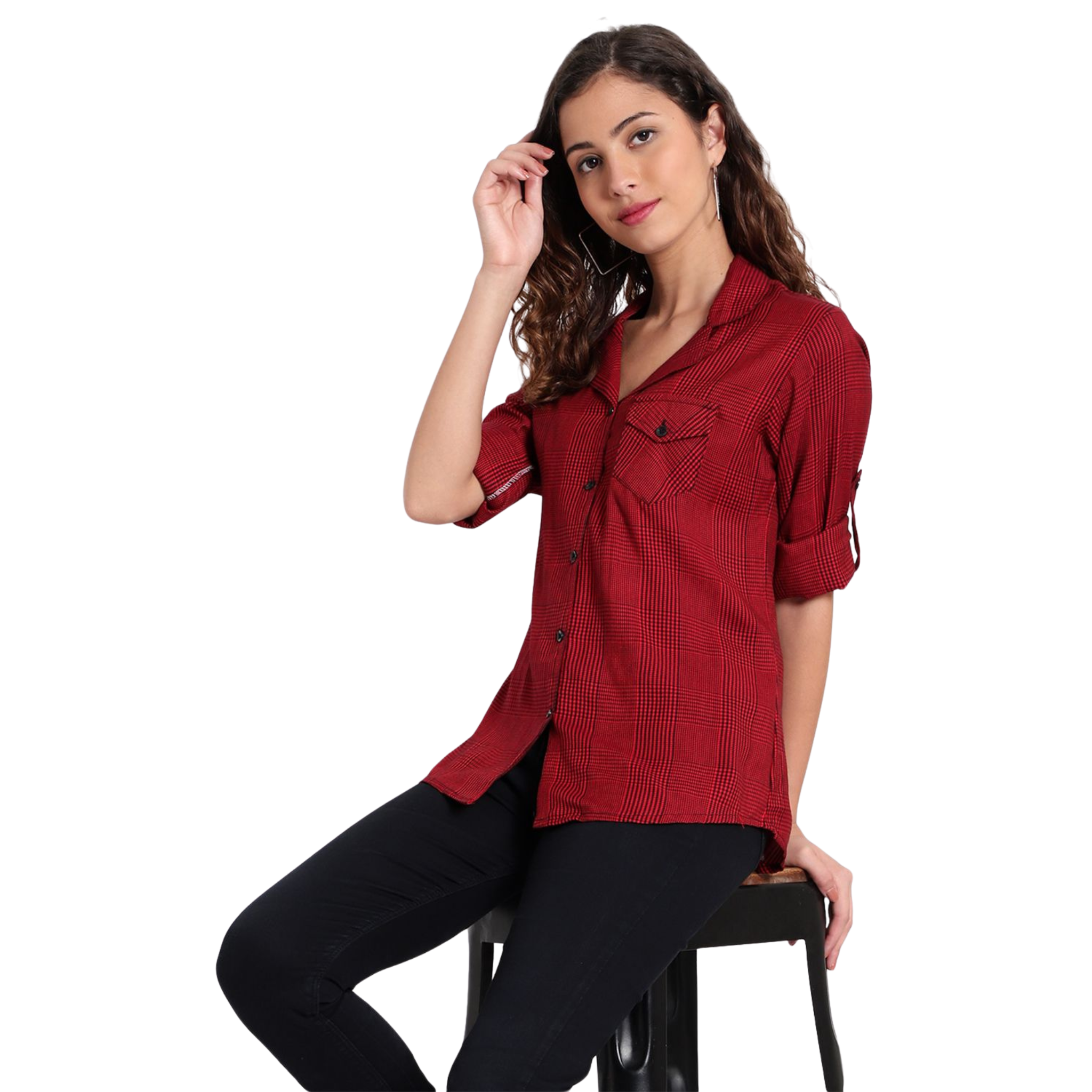 Red Classic Checkered Shirt