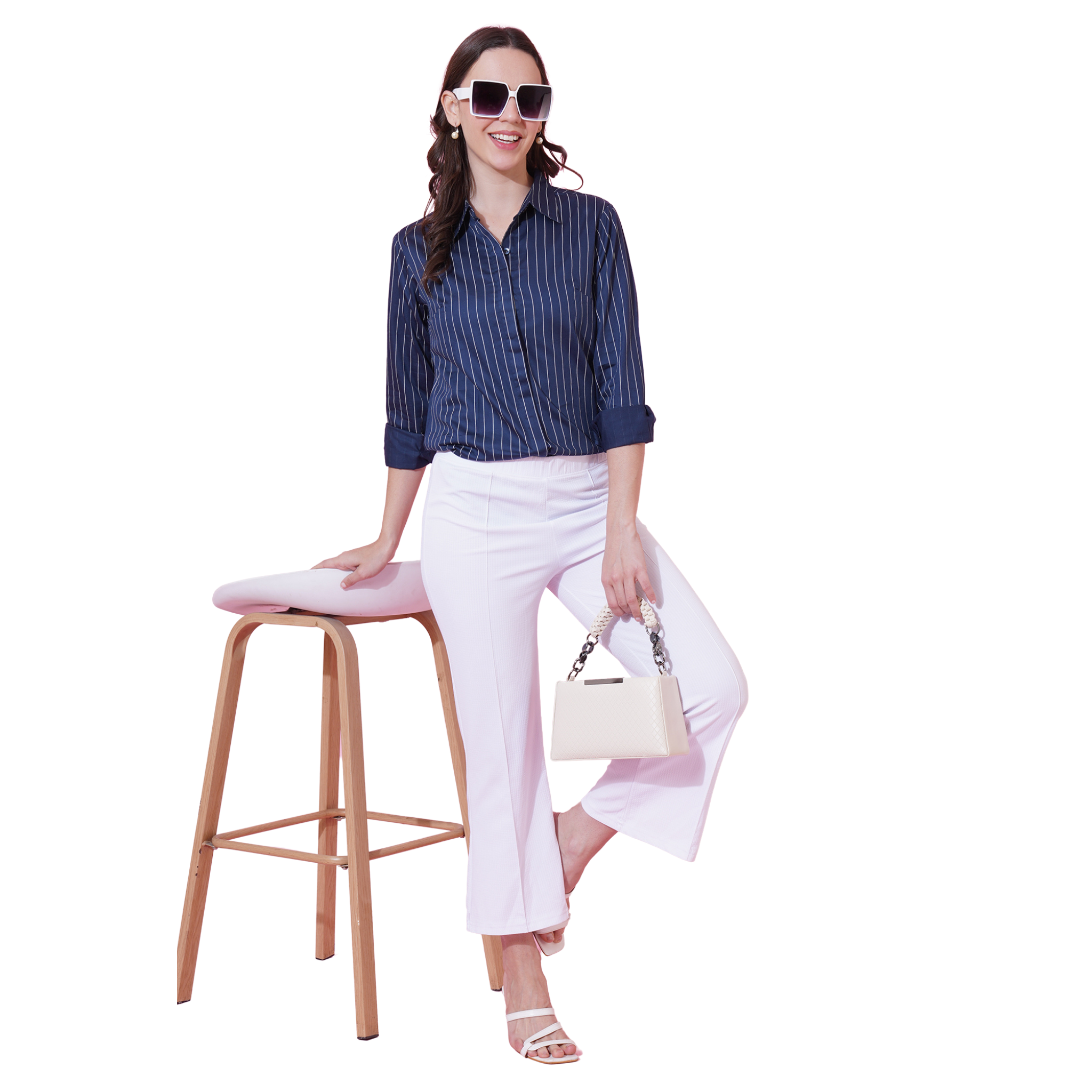 Blue Stripe Formal Shirt
