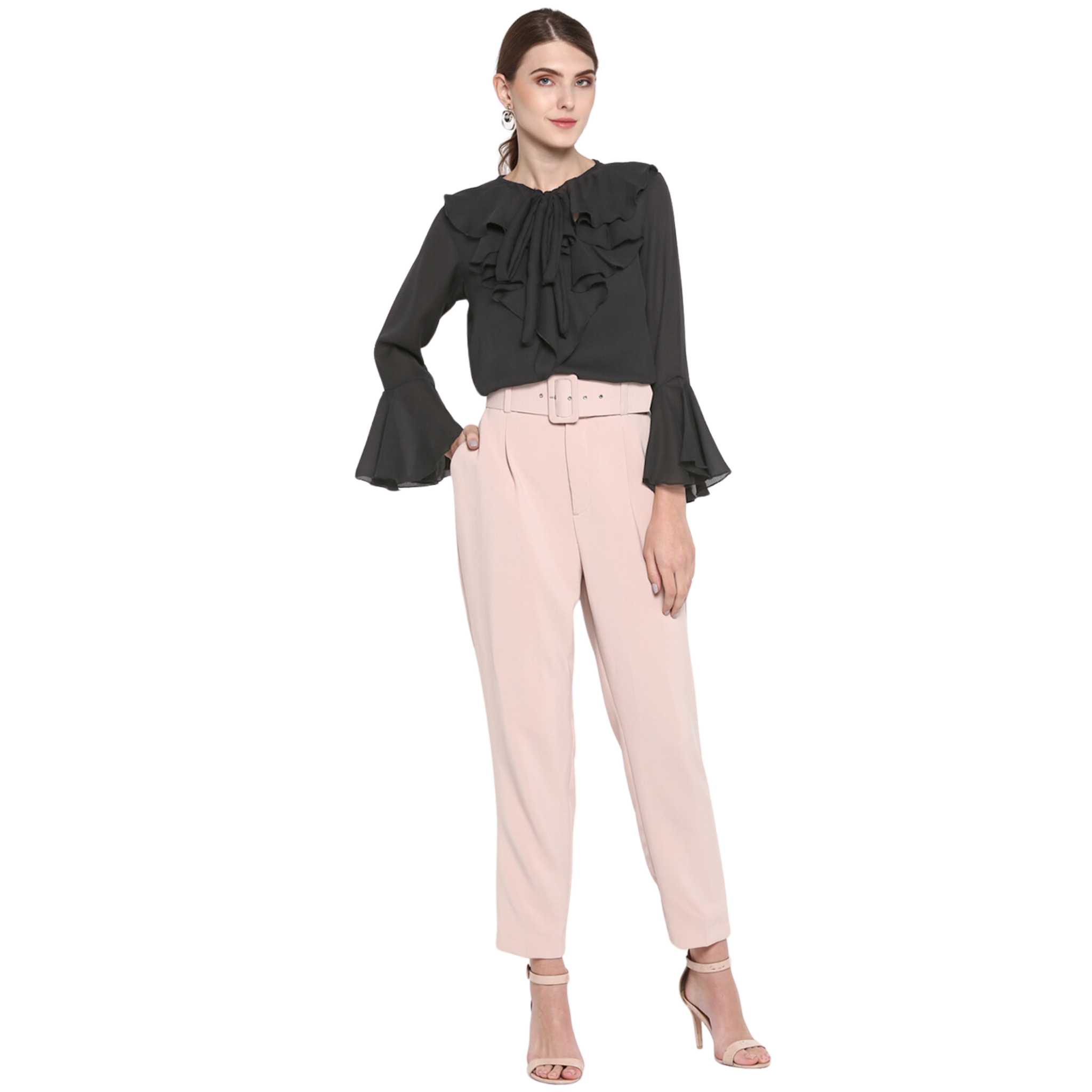 Black Flared Top