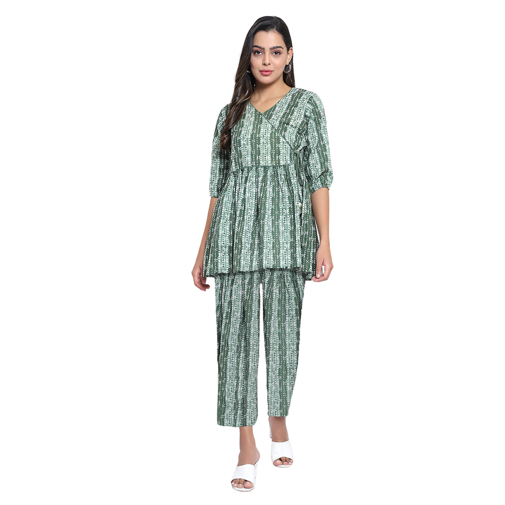Green Hand Block Co-Ord Set