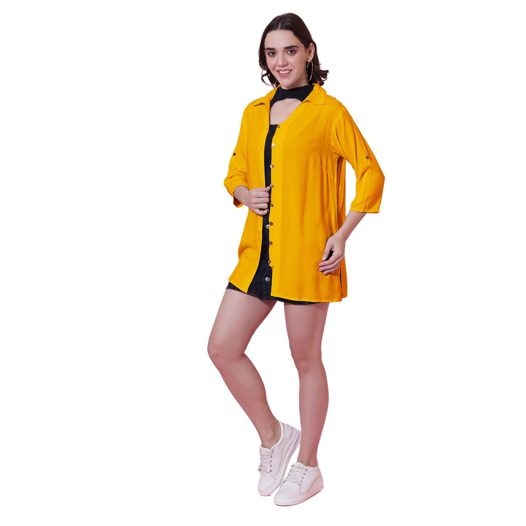 Mustard Oversize Shirt
