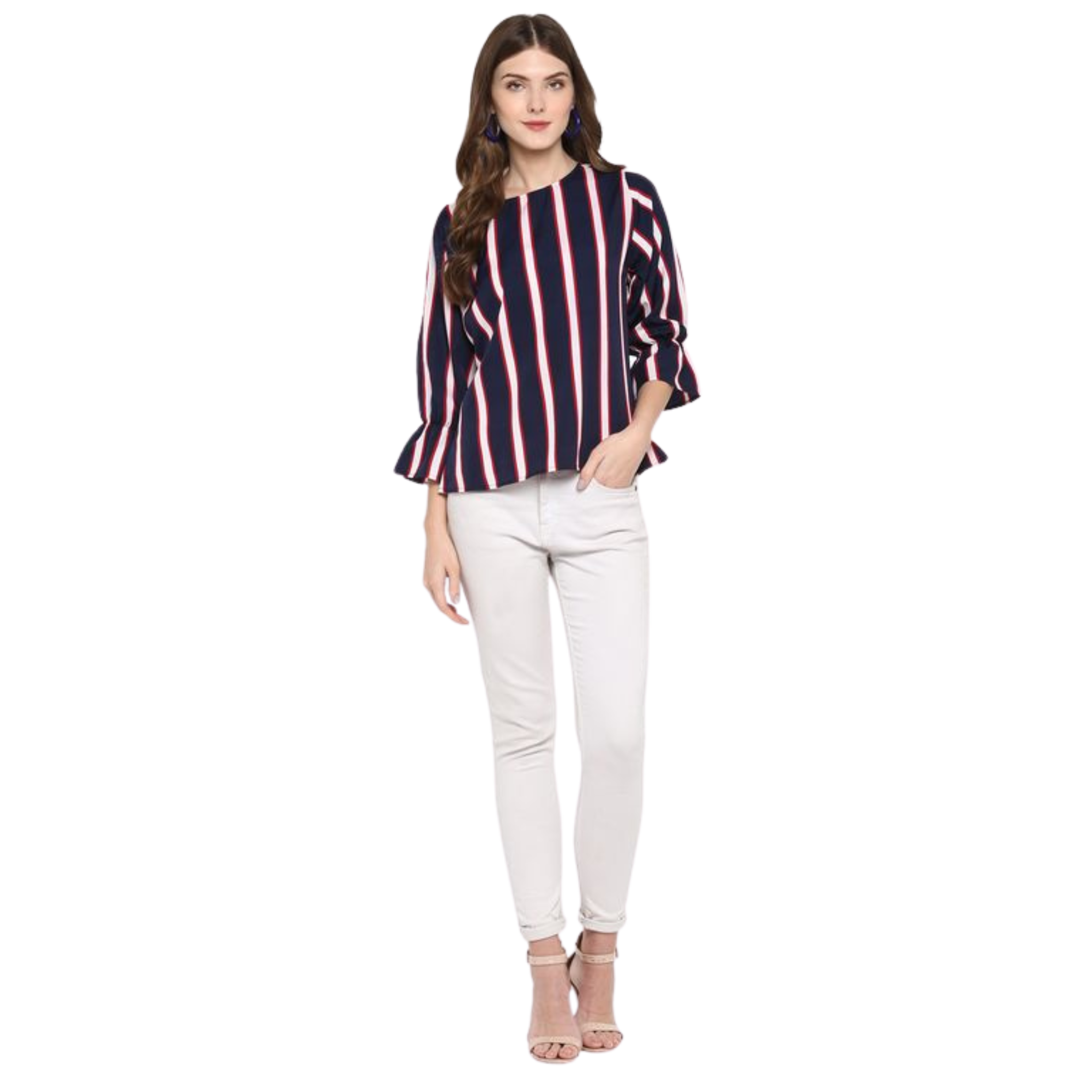 Blue Stripe Top