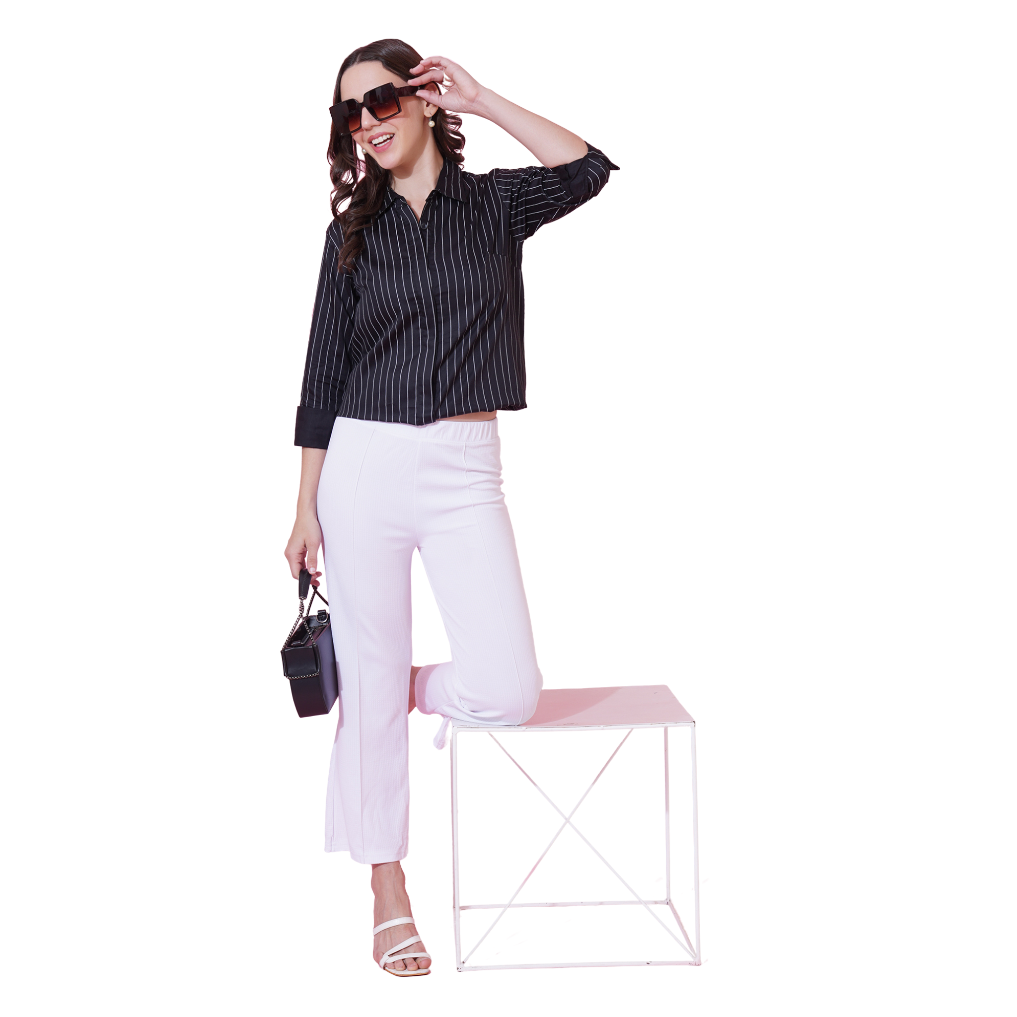Black Stripe Formal Shirt
