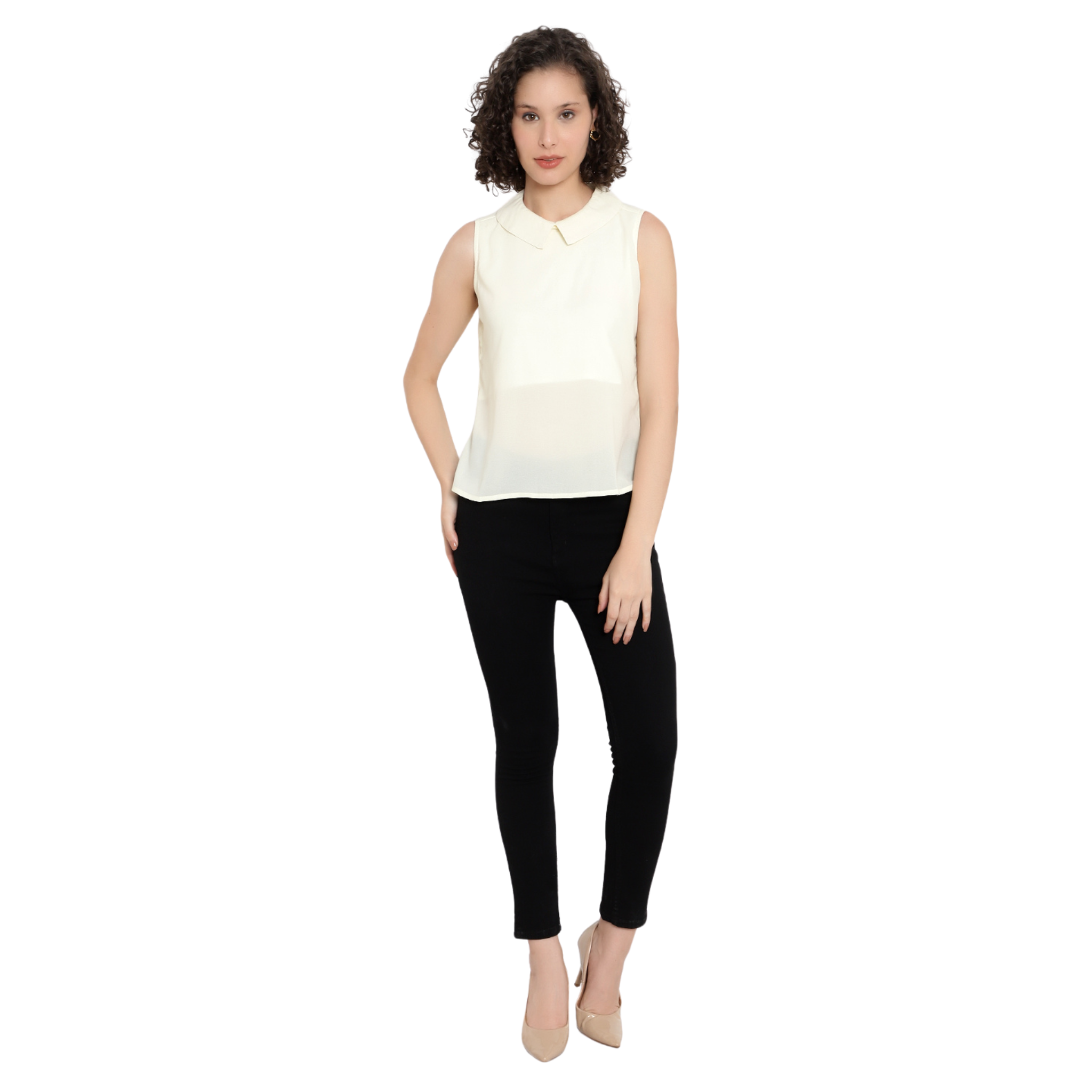 Off-White Georgette Top