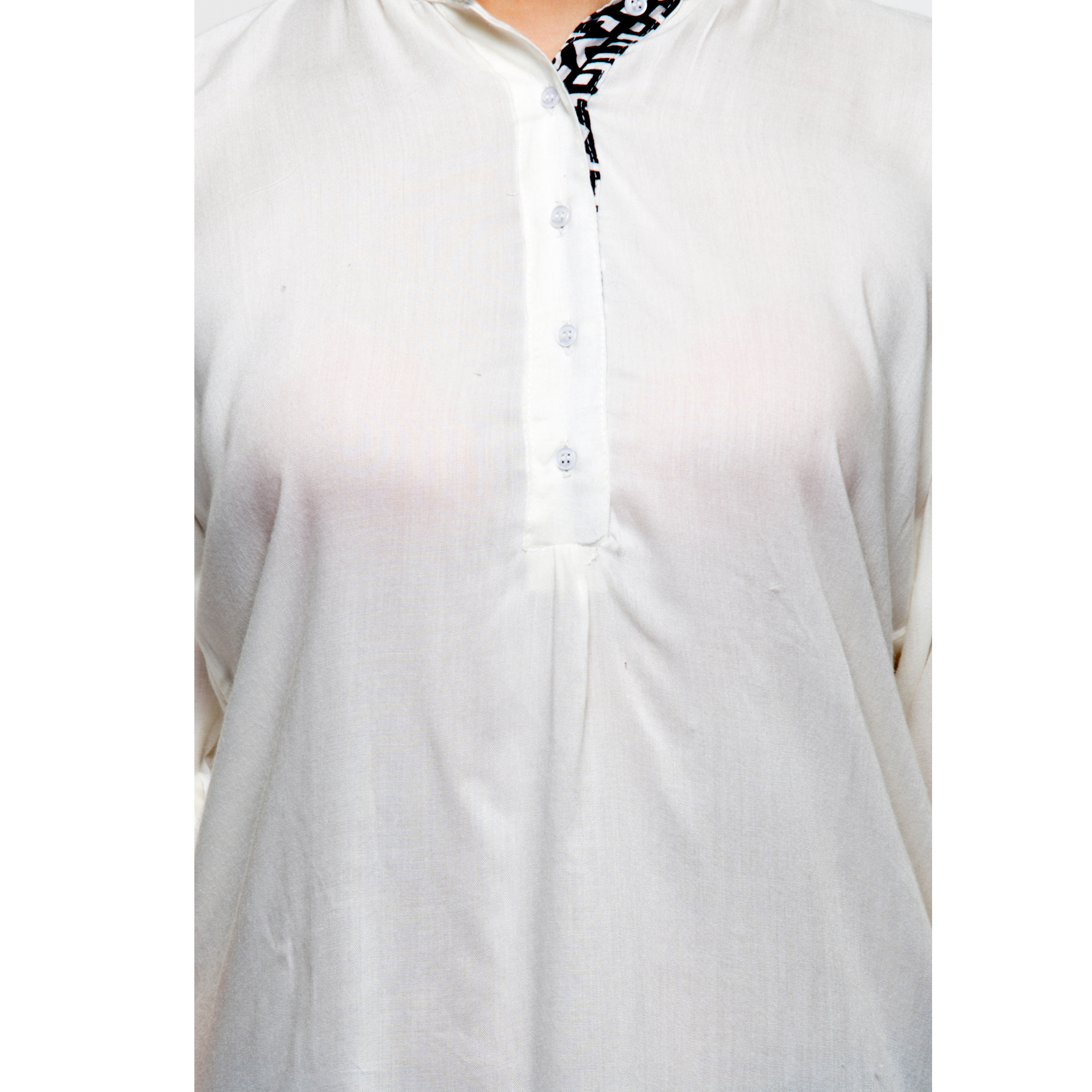 White Solid Top