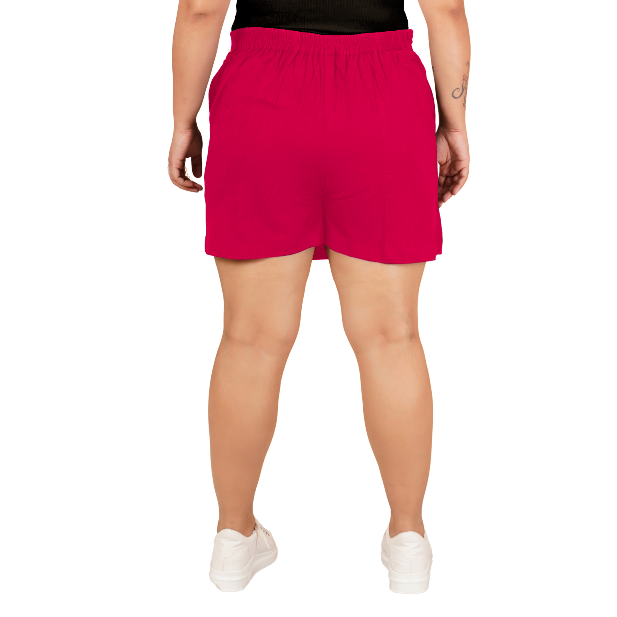 Pink Cotton Skorts