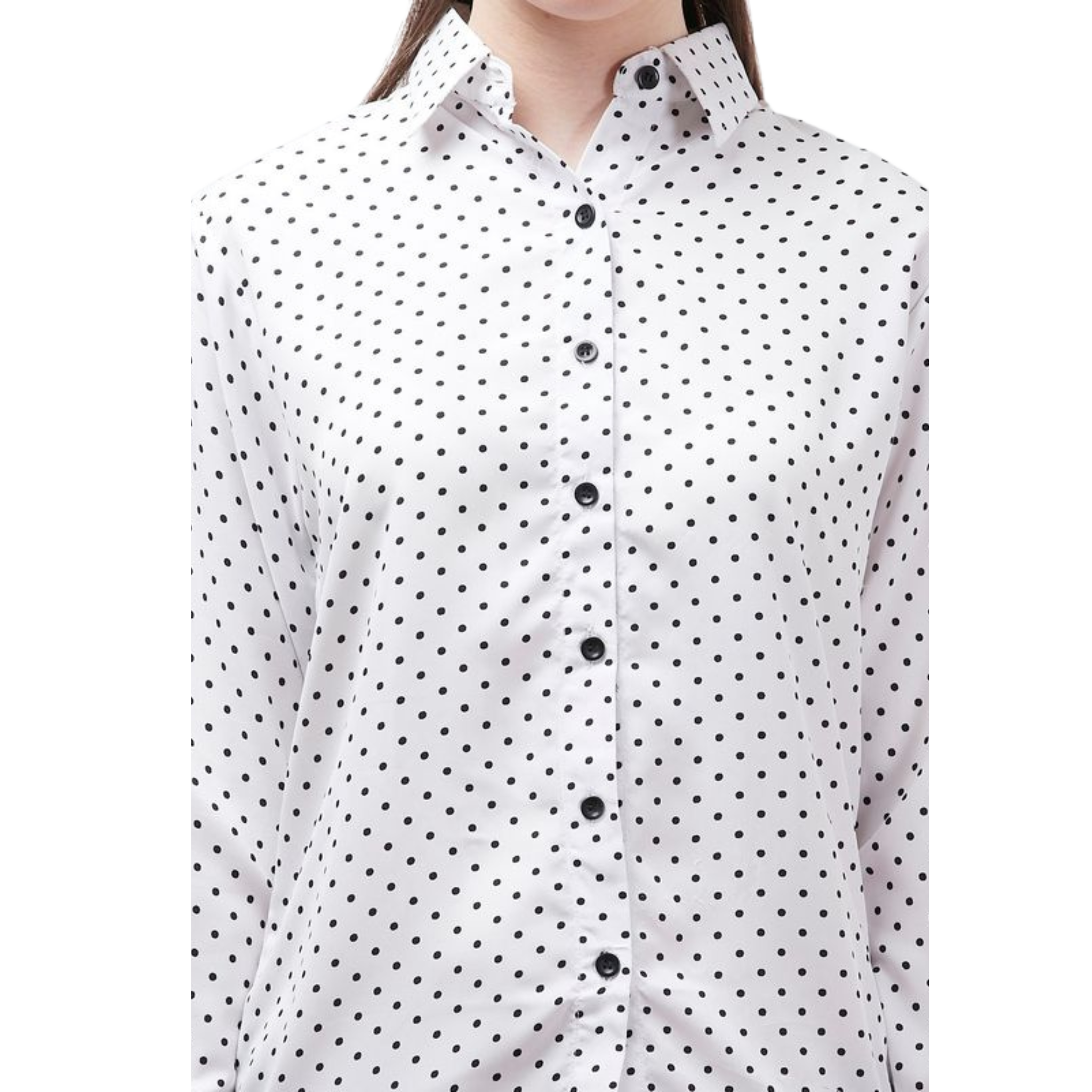 White Polka Dot Shirt