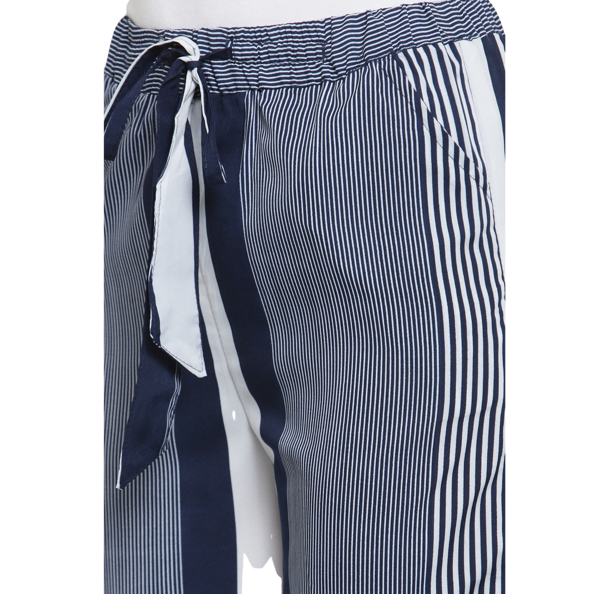Blue And White Culottes