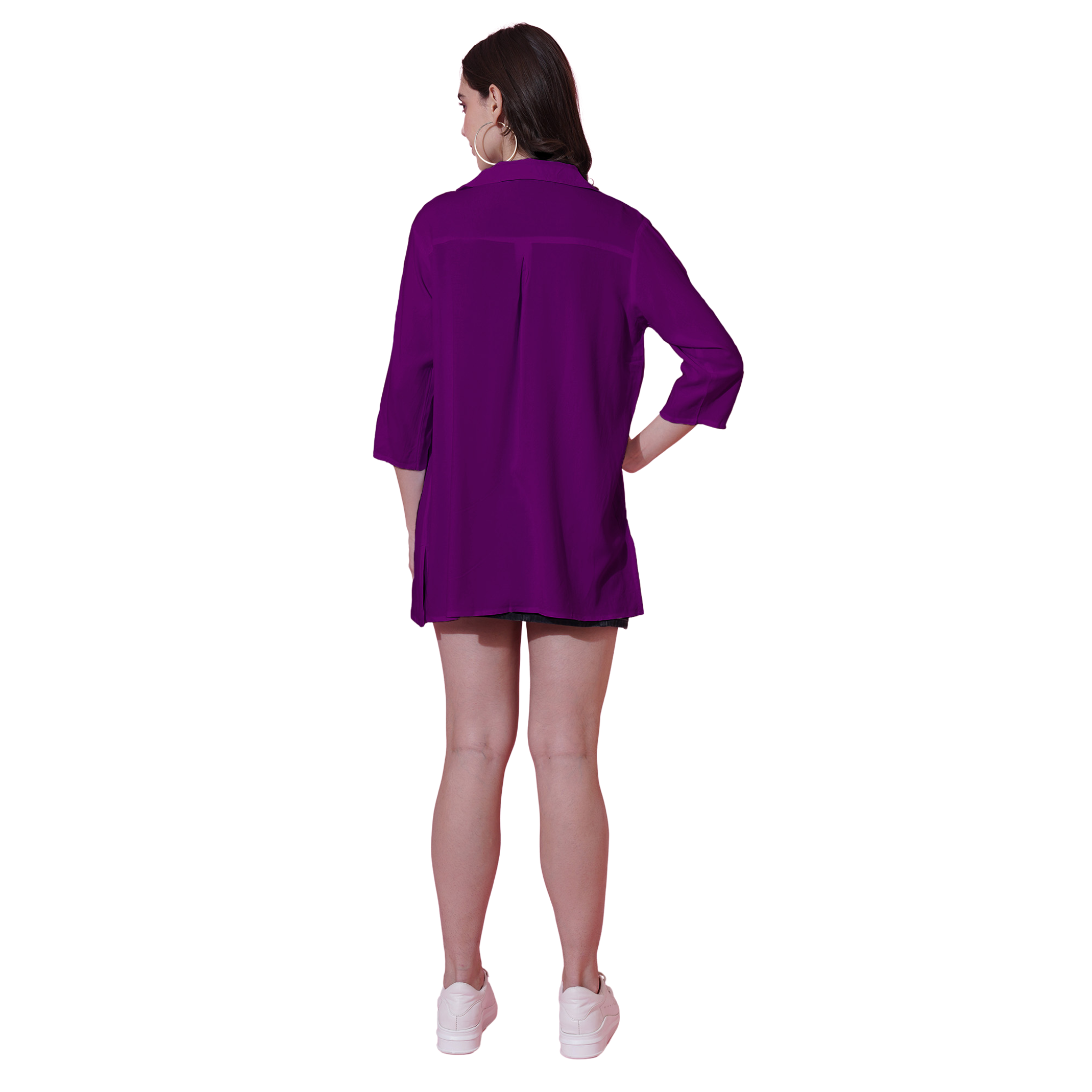 Purple Oversize Shirt